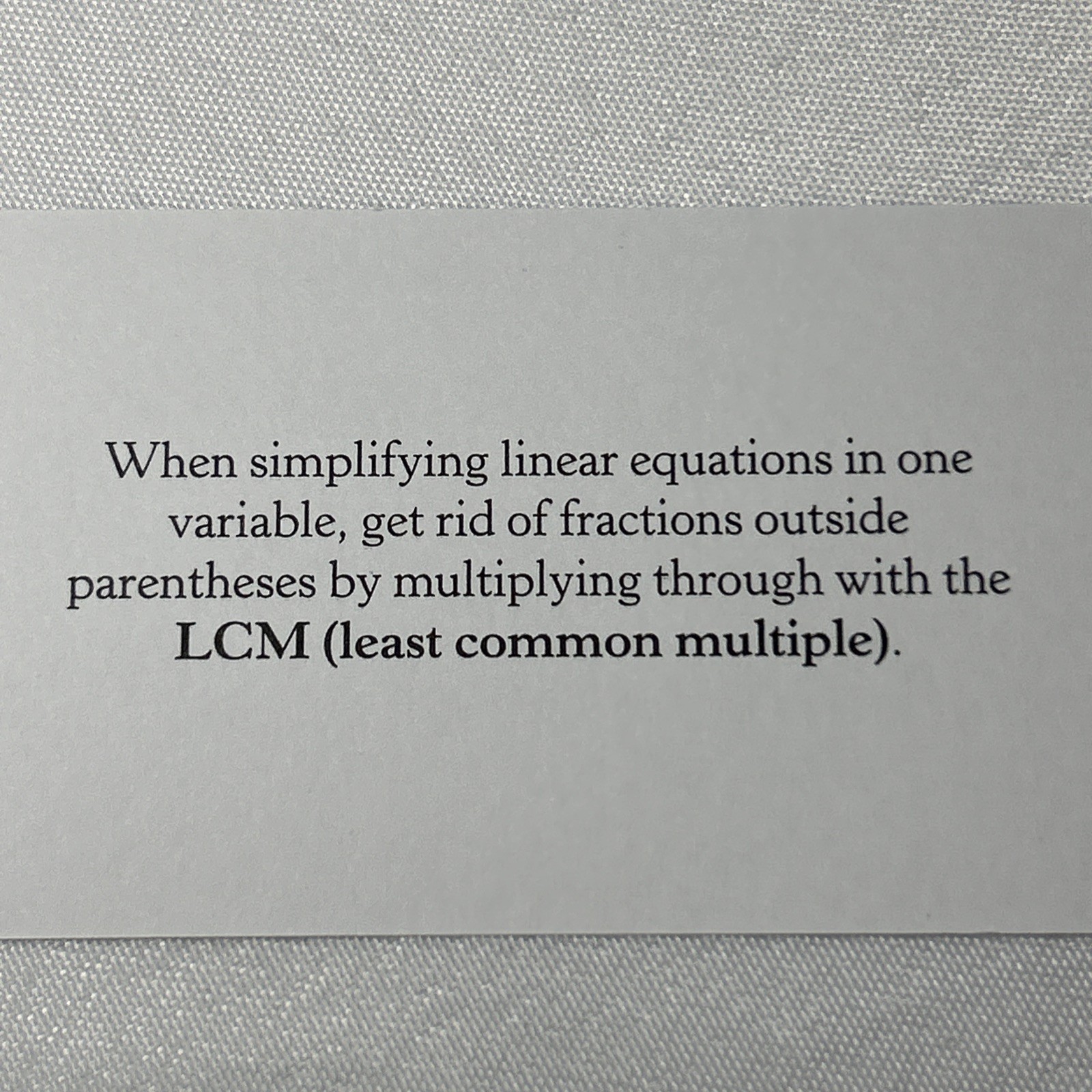 Spark Notes Algebra Study Cards 600 Cards Complete