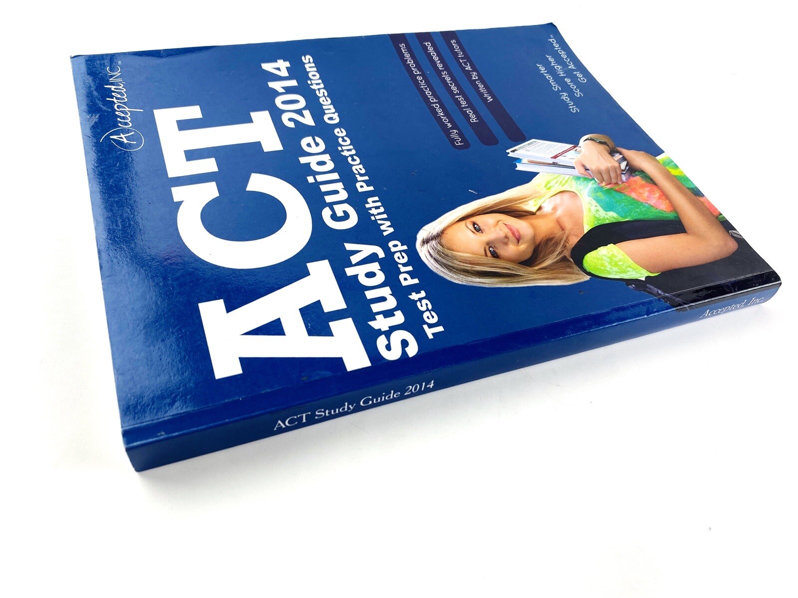 ACT Study Guide 2014 Test Prep with Practice Questions Paperback