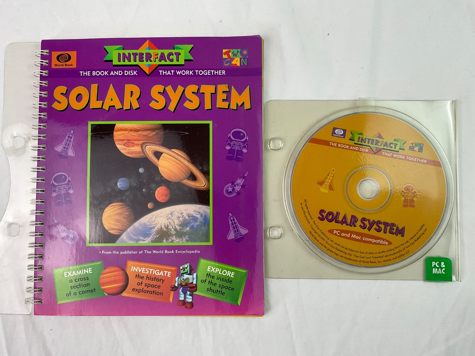 Solar System : The Book and Disk that Work Together World Book Encyclopedia 1997