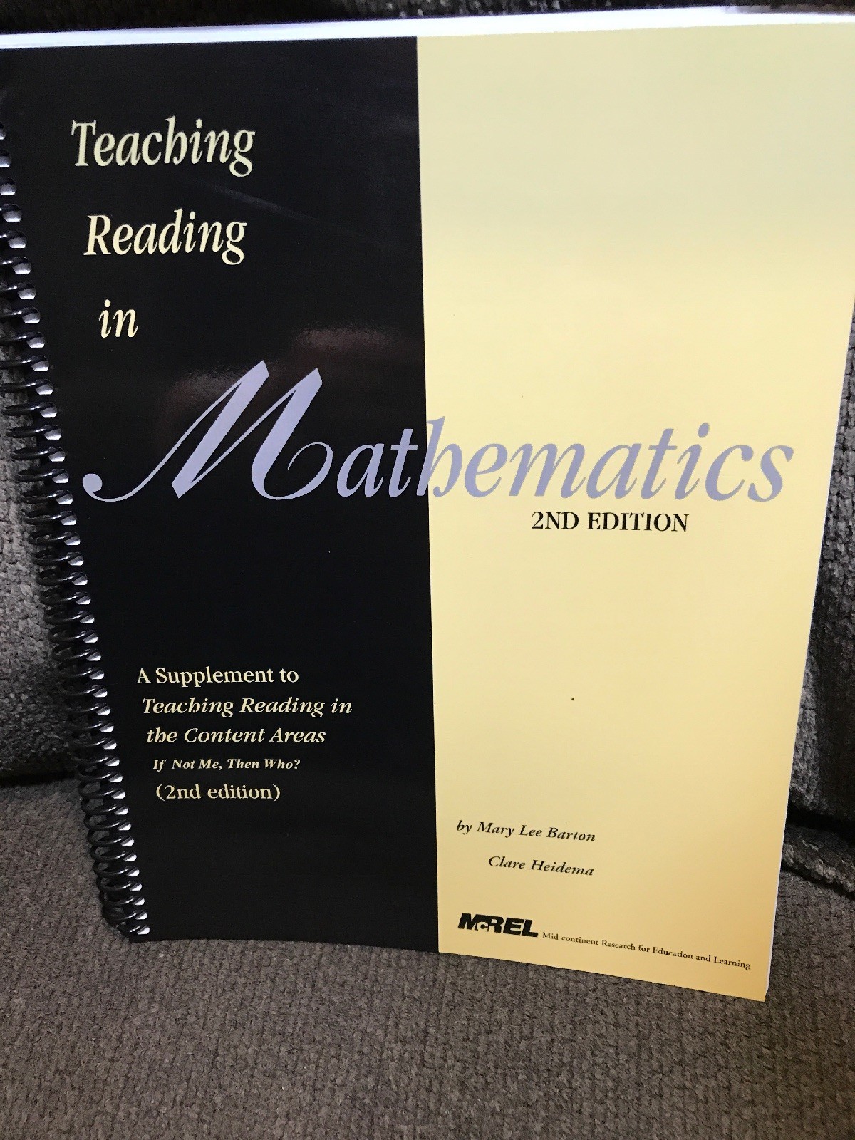 Teaching Reading in Mathematics (2nd Edition), by Mary Lee Barton & C Heidema