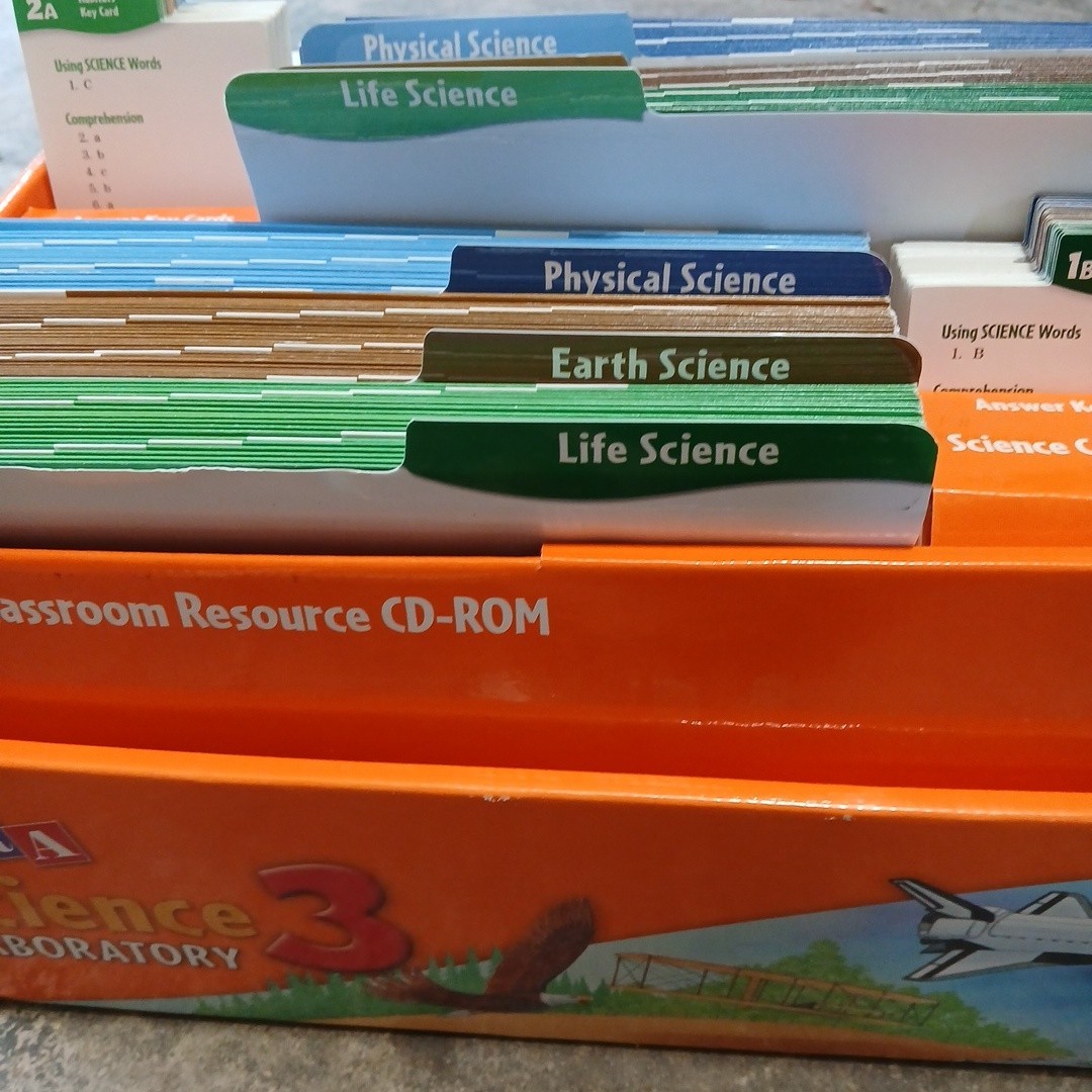 95% COMPLETE! SRA Science Laboratory 3 Life/Earth/Physical