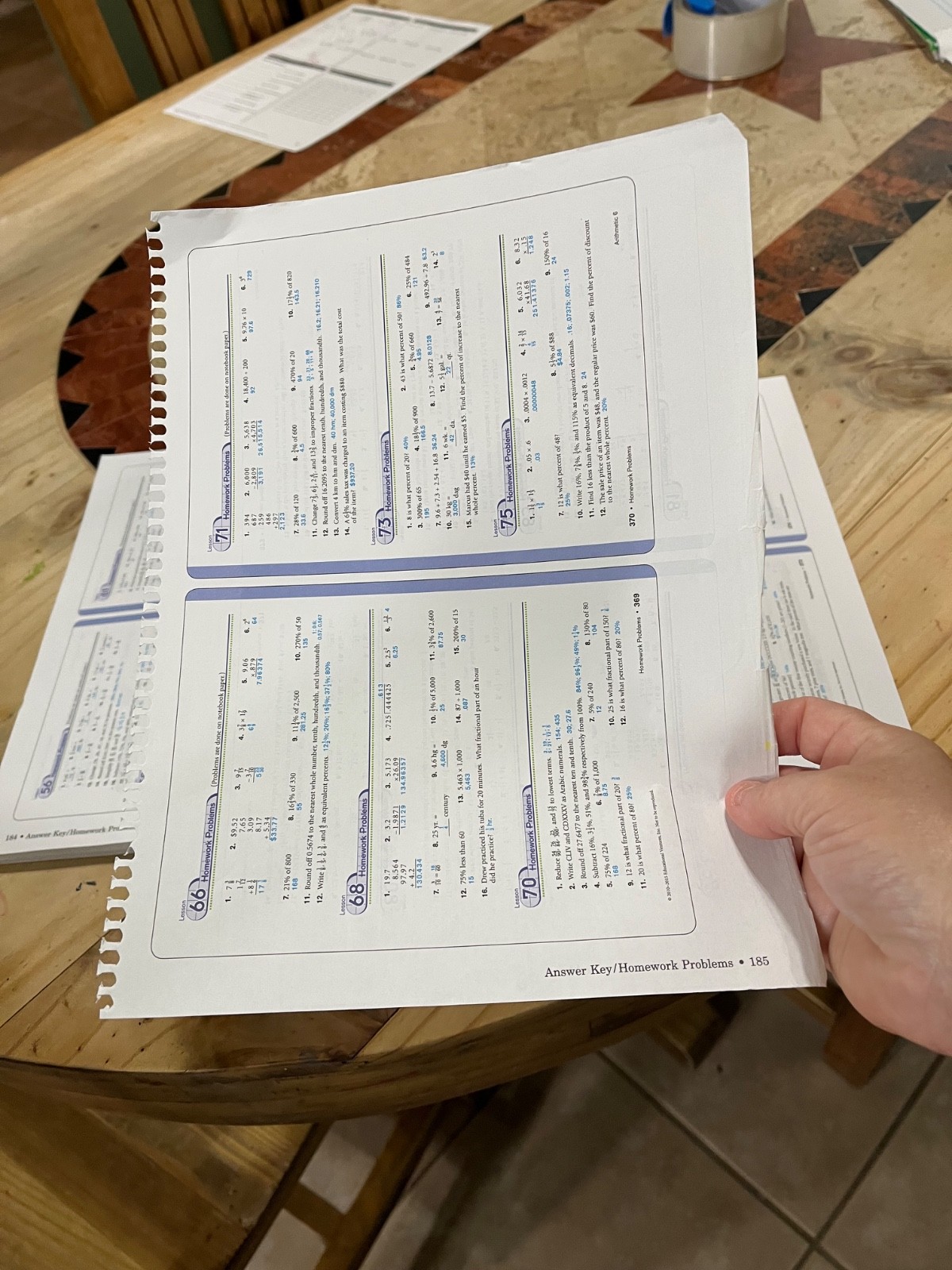 Abeka: Arithmetic 6 Answer Key Work Text & Teacher Quiz, Test & Speed Drill Key