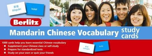 MANDARIN CHINESE VOCABULARY STUDY CARDS By Berlitz **Mint Condition**