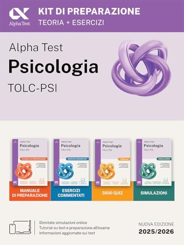 alpha test psicologia tolc-psi 4 TOMI kit di preparazione aavv 8848328806 – Buon