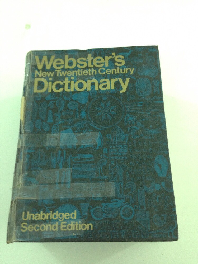 Webster’s New Twentieth Century Dictionary (Unabridged, Hardcover, 1968)