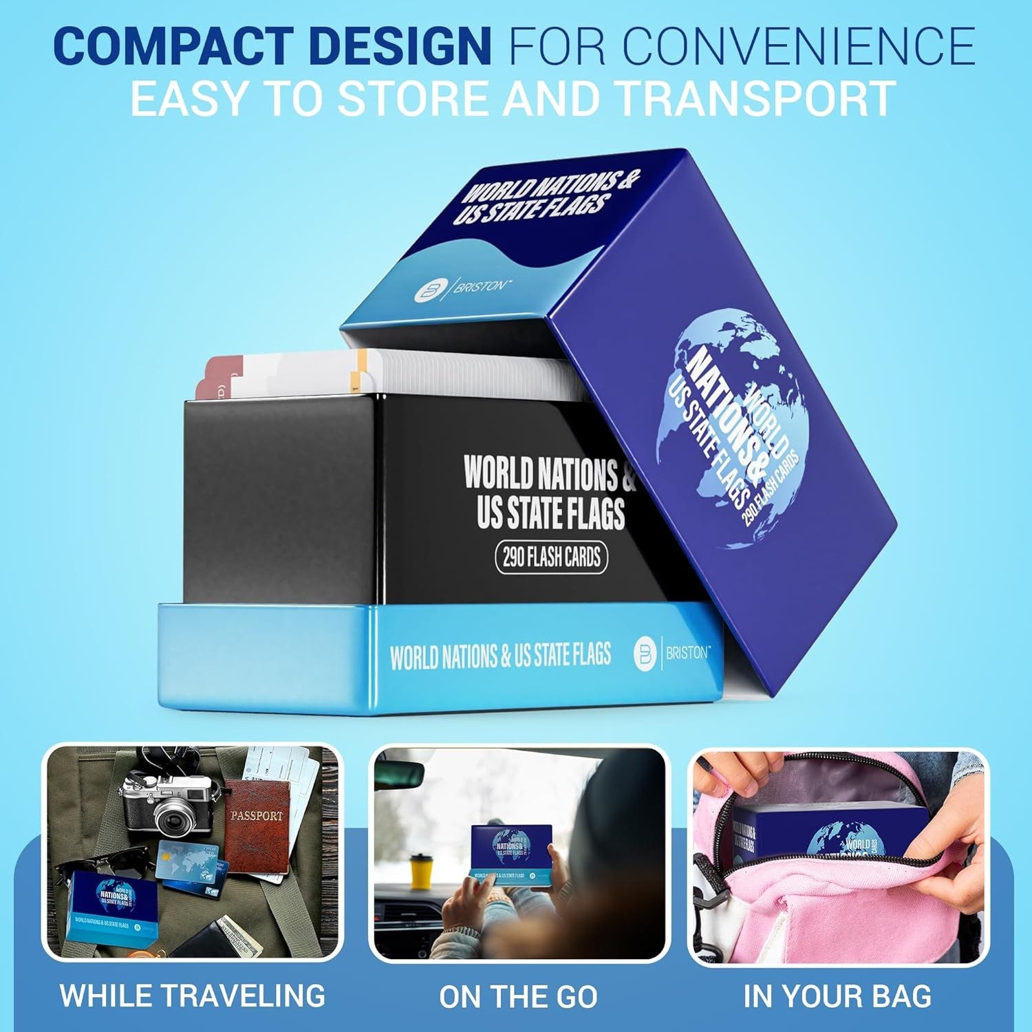 Comprehensive Geography Study Set – 240 Countries