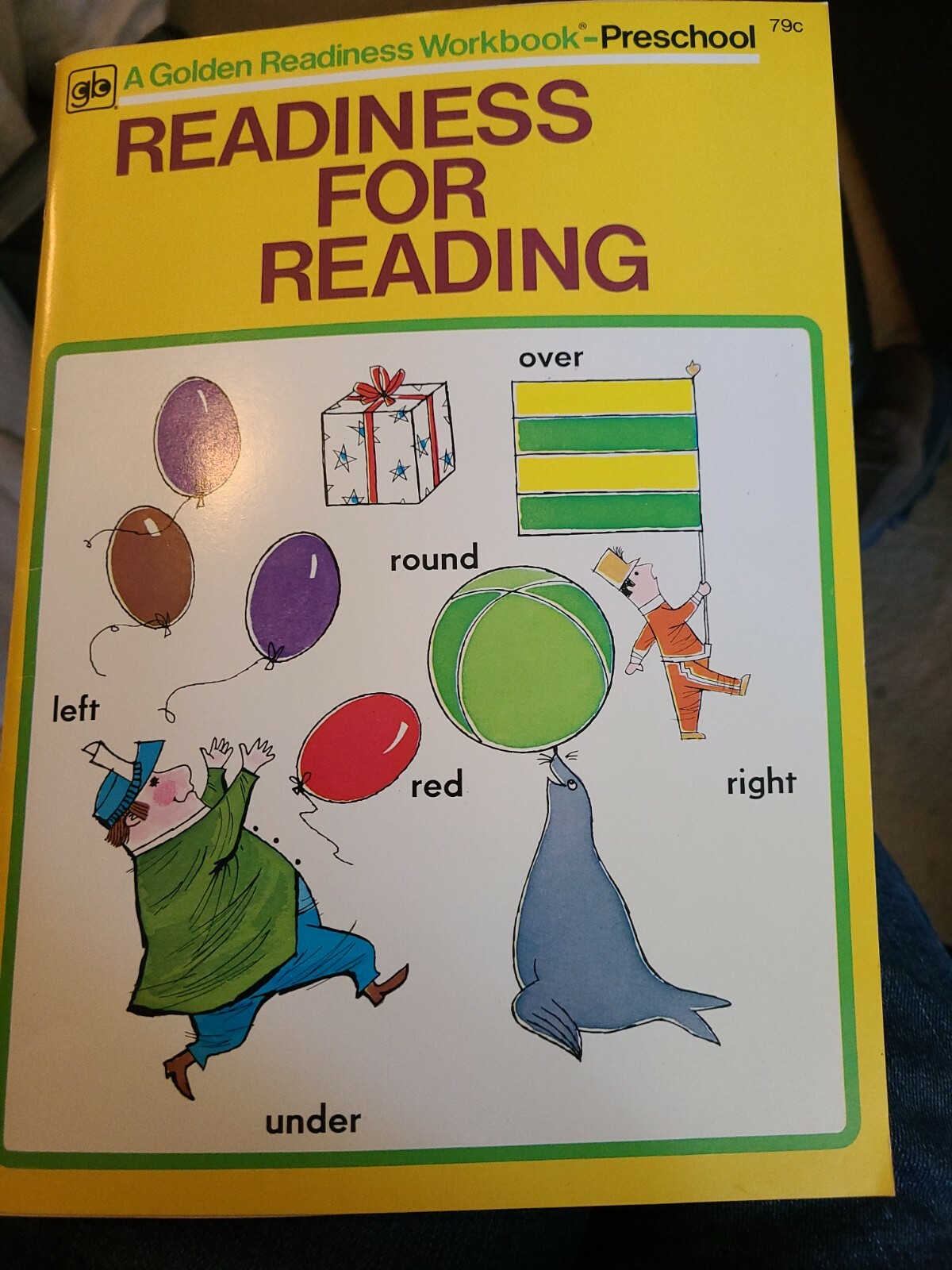 Vintage Golden Readiness Workbook, Preschool, Readiness for Reading 1972