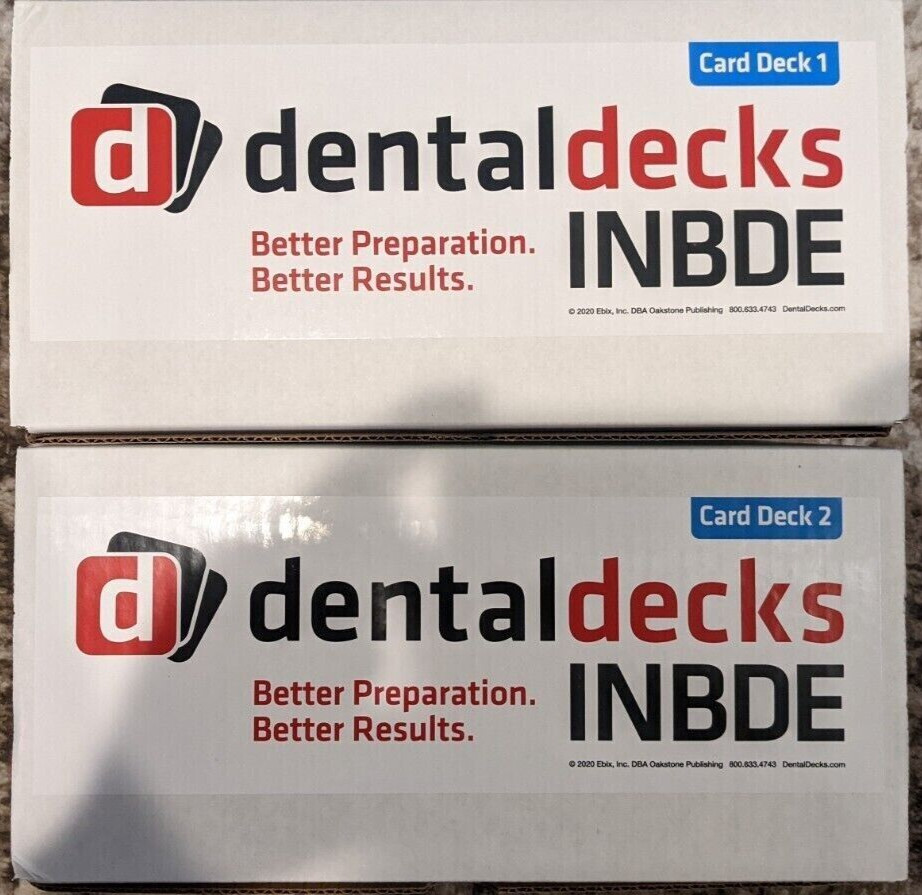 INBDE DENTAL DECKS – 2024 EDITION (Include Case Study & Oral Pathology Booklets)