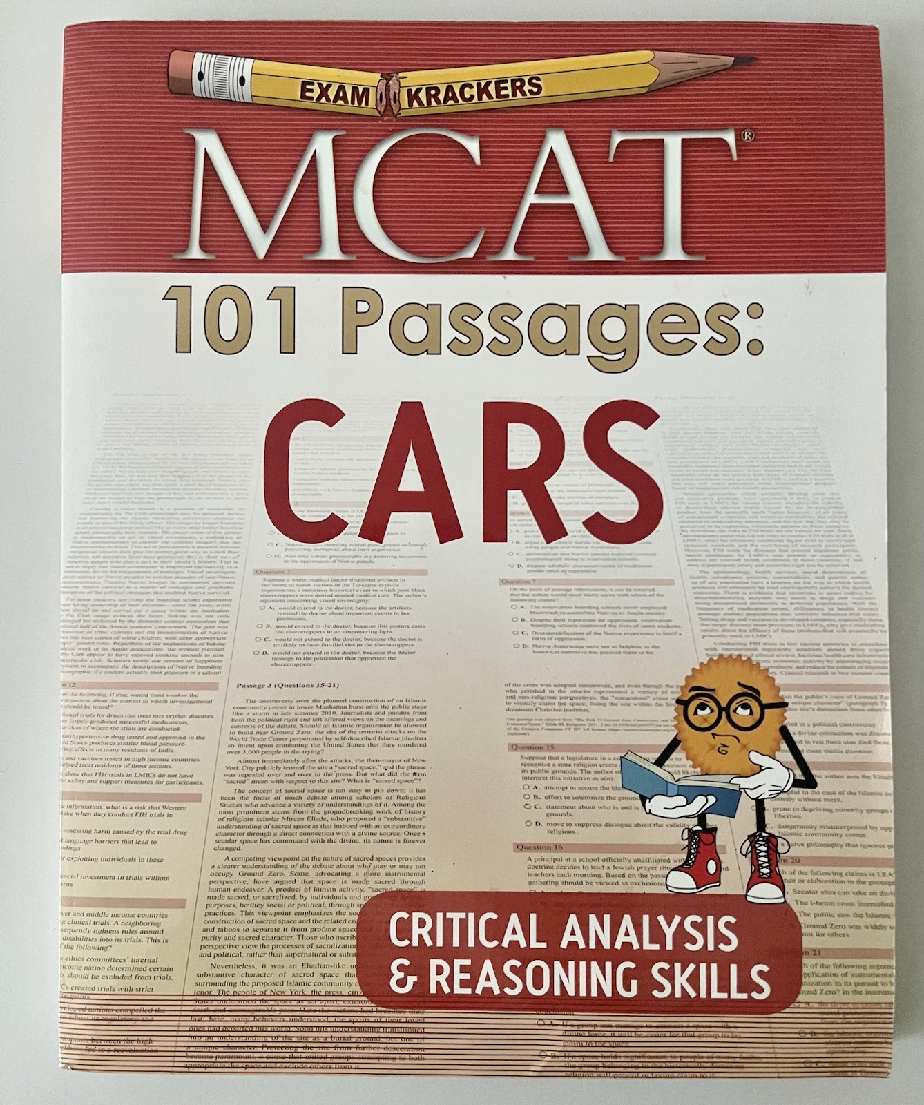 Examkrackers MCAT 101 Passages CARS 2016 Study Guide Book English