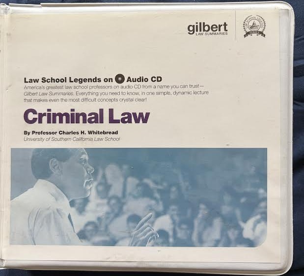 Criminal Law (Law School Legends Audio Series)