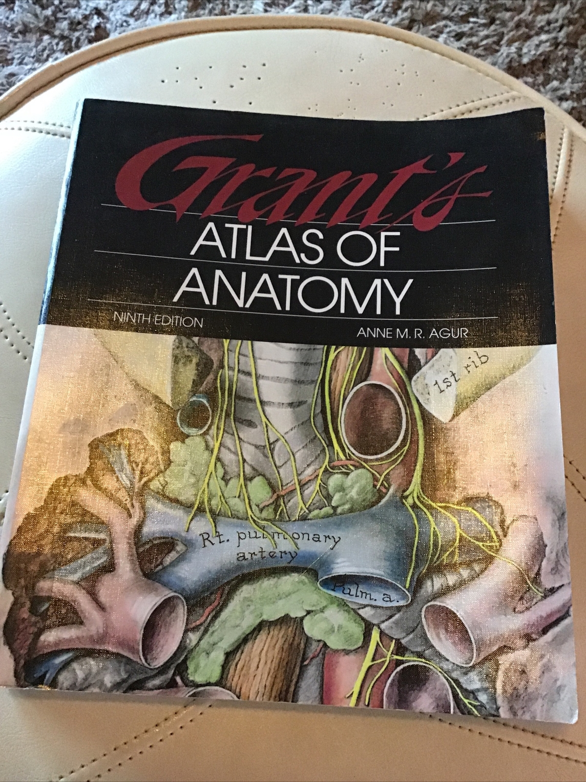 Grant’s Atlas of Anatomy, 9th Edition, by Anne M.R. Agur Book