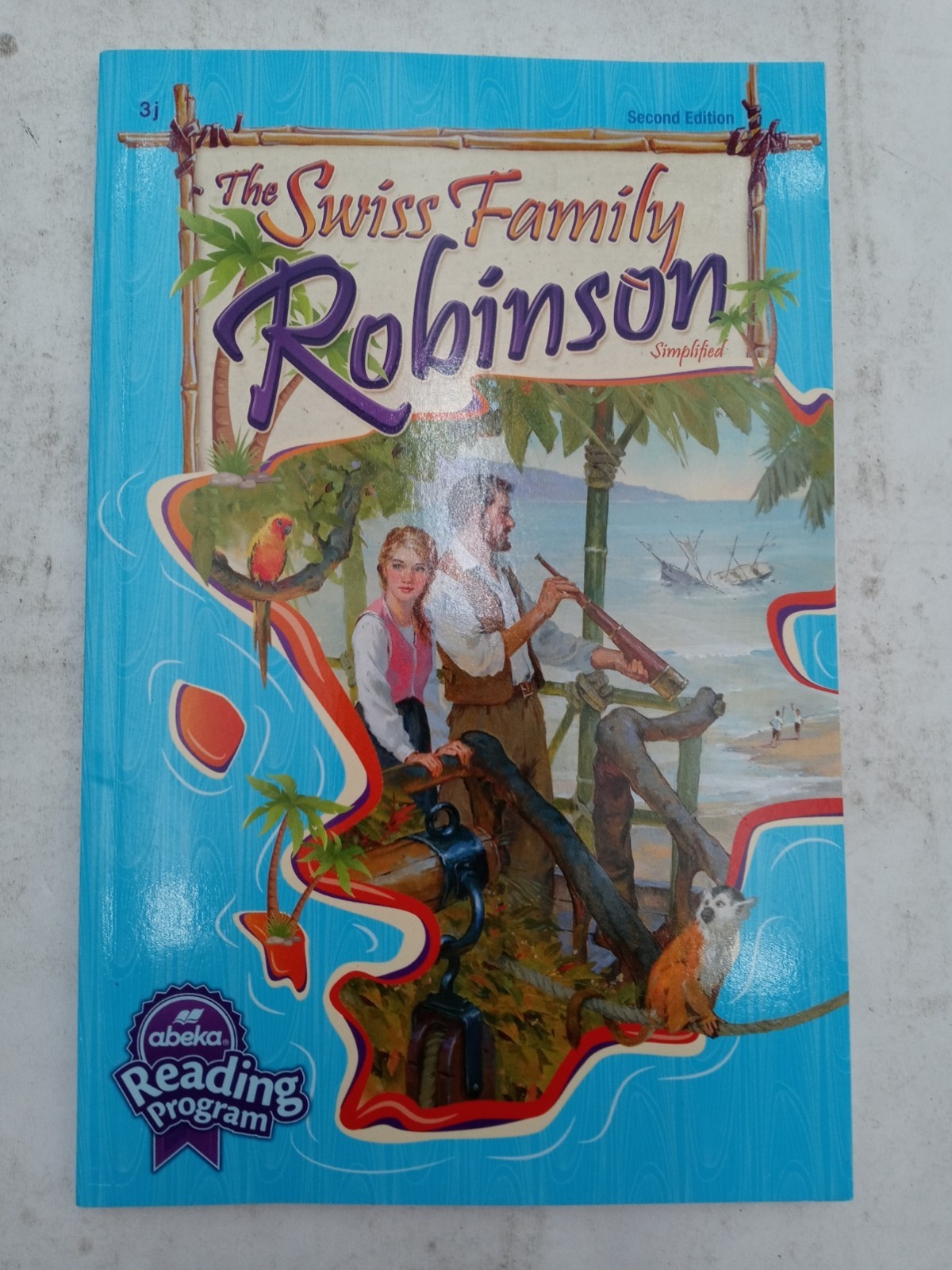 Abeka The Swiss Family Robinson 3j 2nd Ed 3rd grade New 315435
