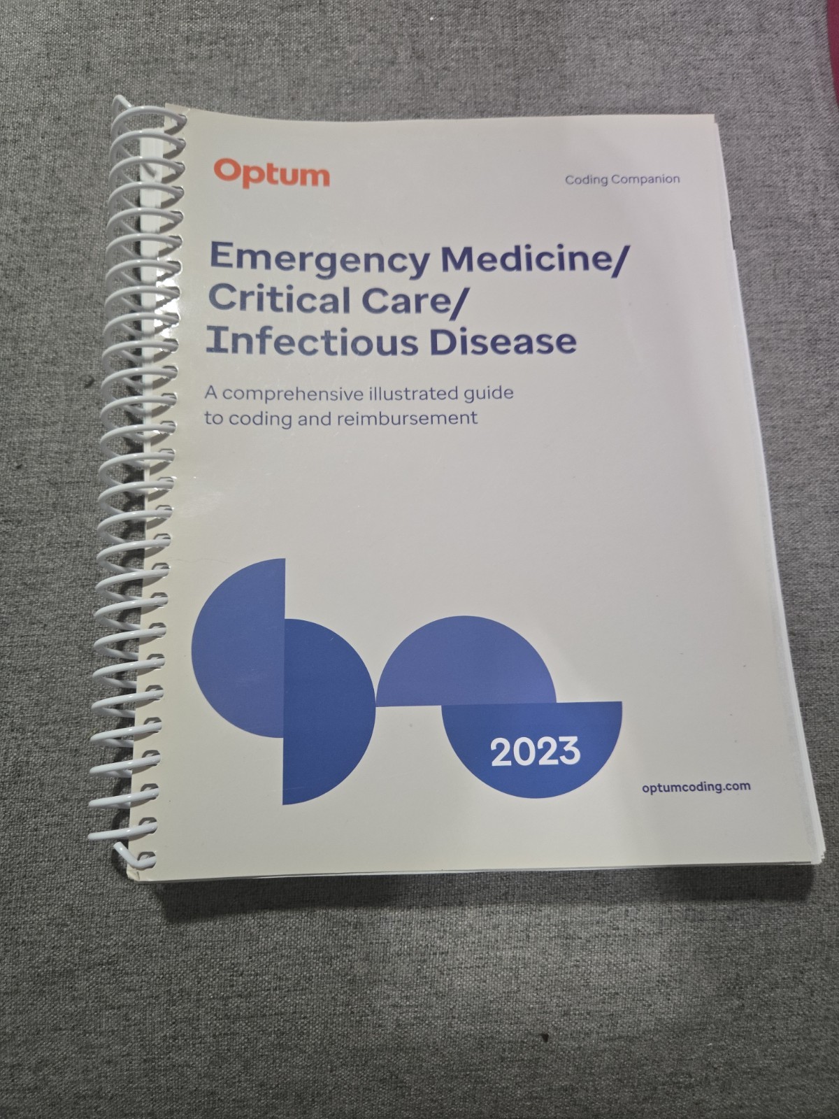 Optum Emergency Medicine Critical Care Infectious Disease Coding Companion 2023