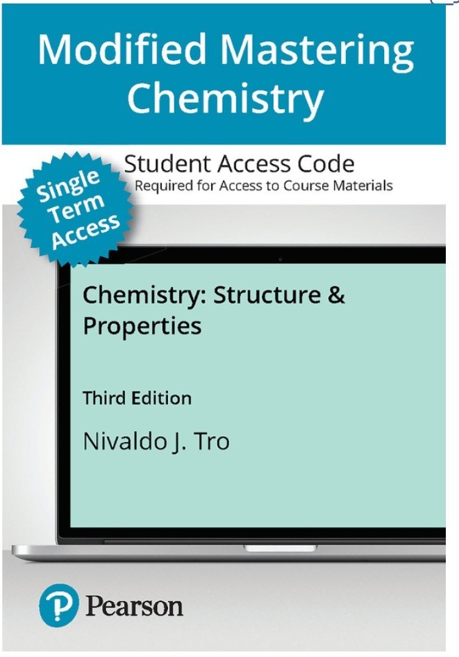 Modified Chemistry with Pearson Structure and Properties 3rd 18th Weeks Code