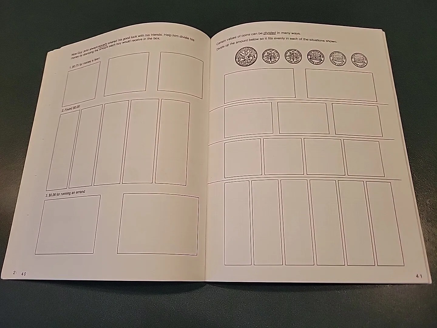 MONEY ACTIVITY BOOK BY LEARNING RESOURCES FOR GRADES K-4 FOR TEACHERS Great!