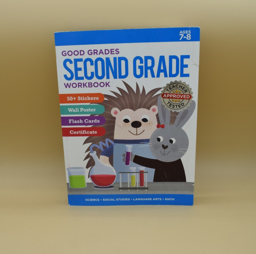 GOOD GRADES SECOND GRADE WORKBOOK Ages 7-8 (2018) BL2A
