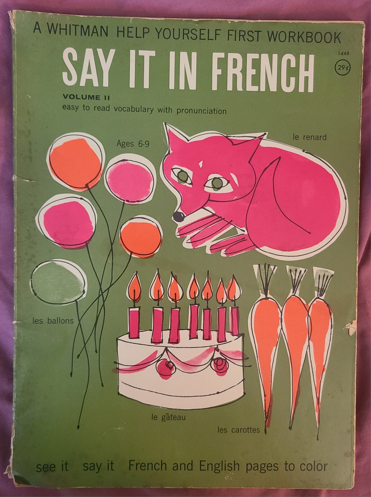 1965 Say it in French Whitman Learning Activity Book