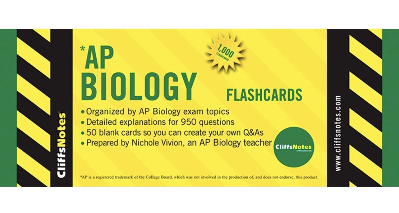 CliffsNotes AP Biology Flashcards
