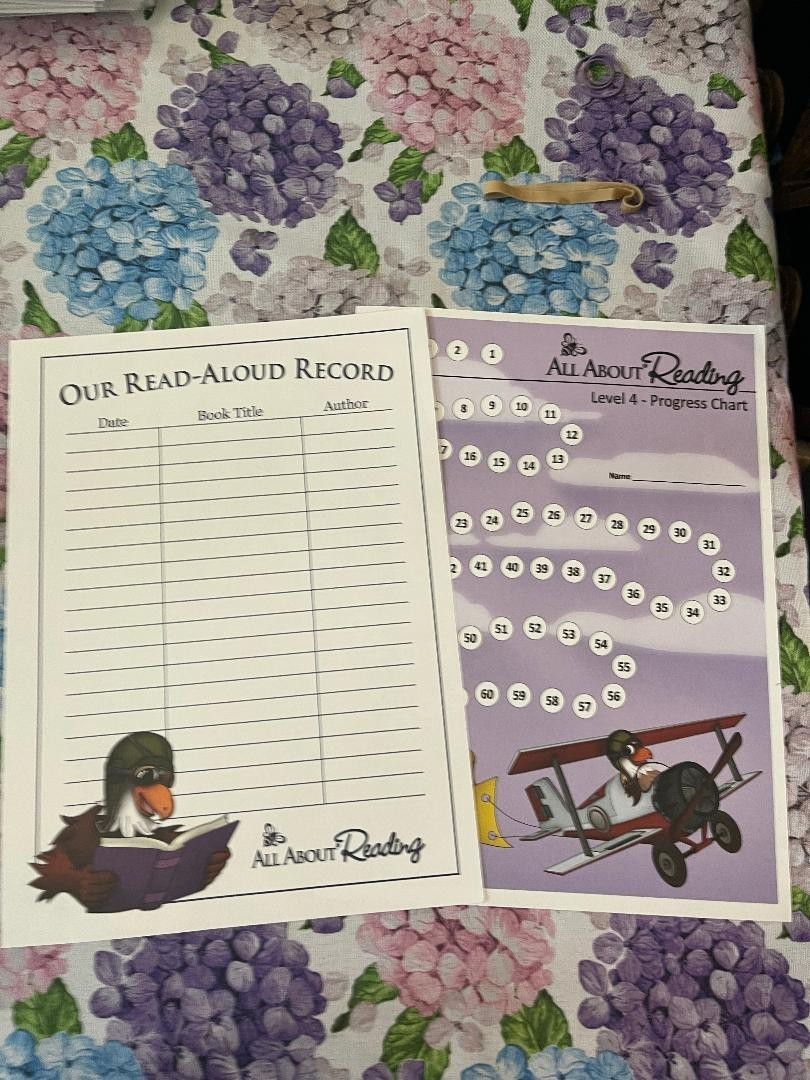 All About Reading Level 4 Complete Color Set, Teacher’s Manual, Readers & Cards