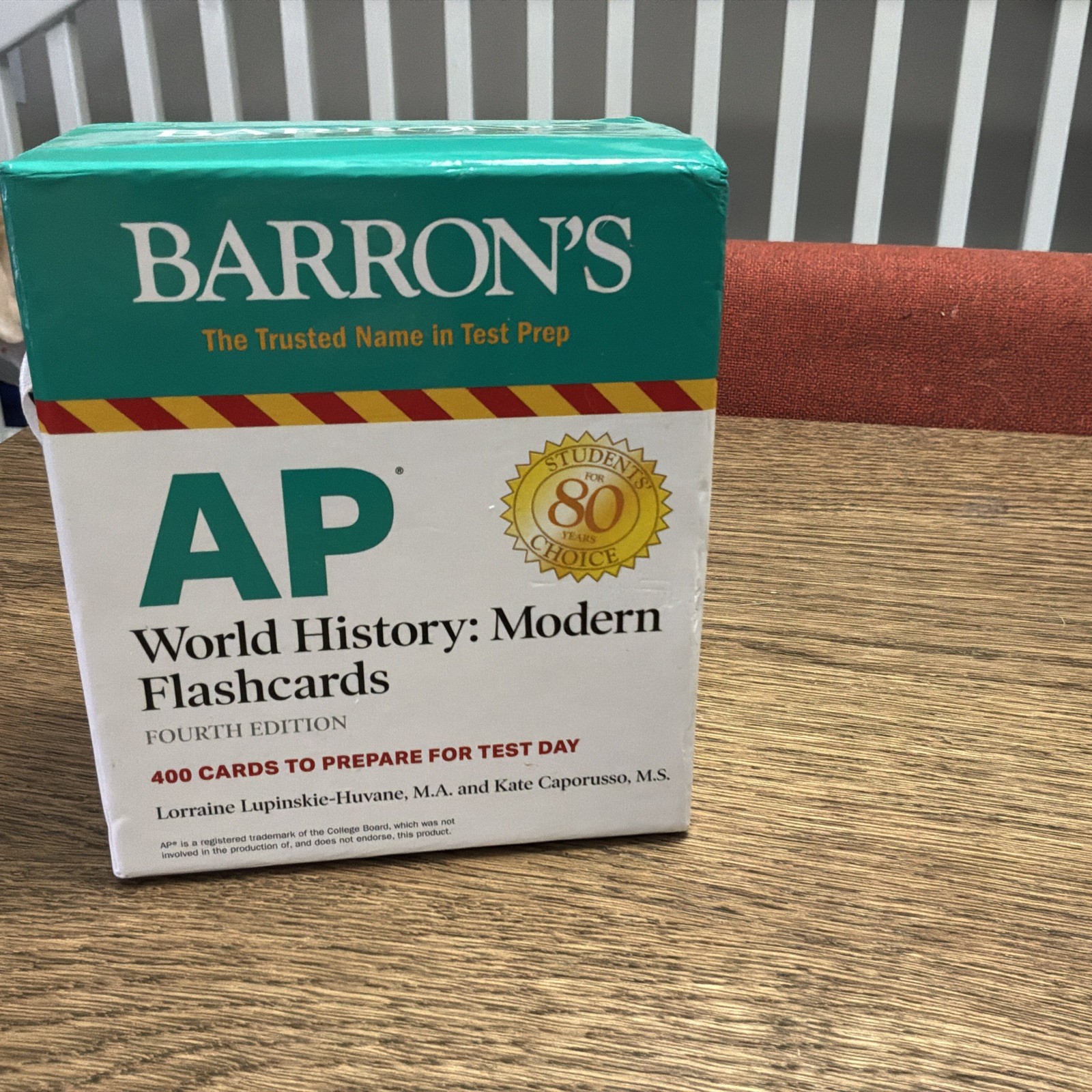 Barron’s AP World History Study Test Prep Flashcards 4th Edition