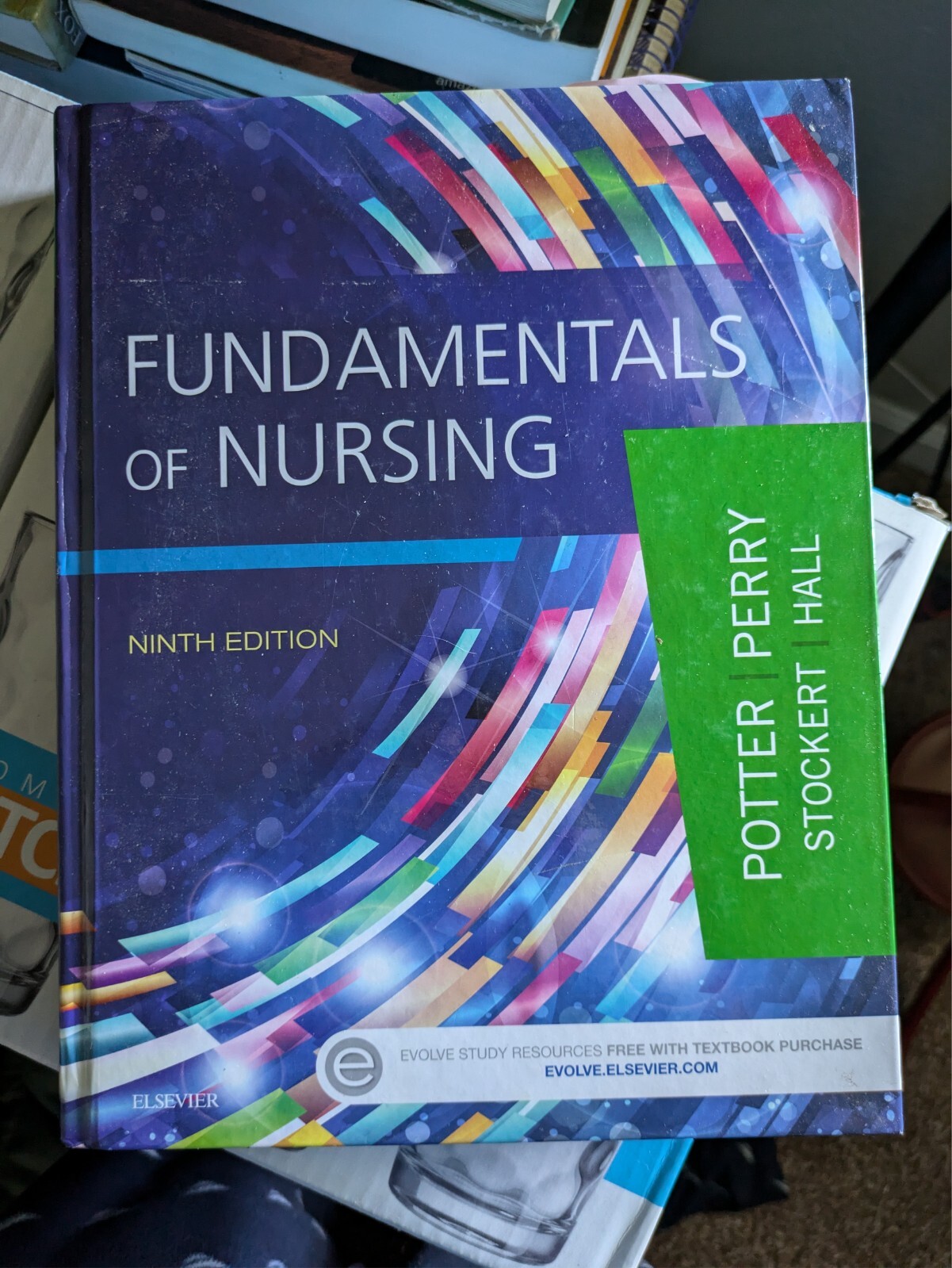 Fundamentals of Nursing Ninth Edition Hardcover Text Book by Potter/Perry