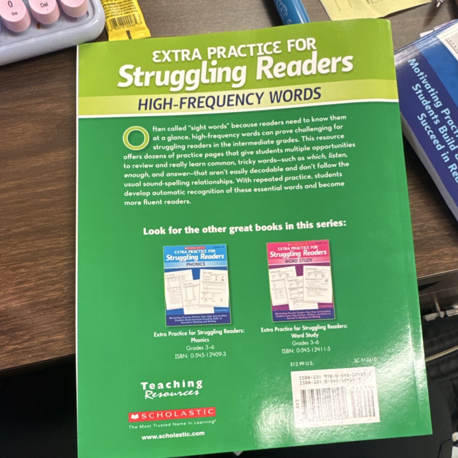 Extra Practice for Struggling Readers: High-Frequency Words by Linda Beech