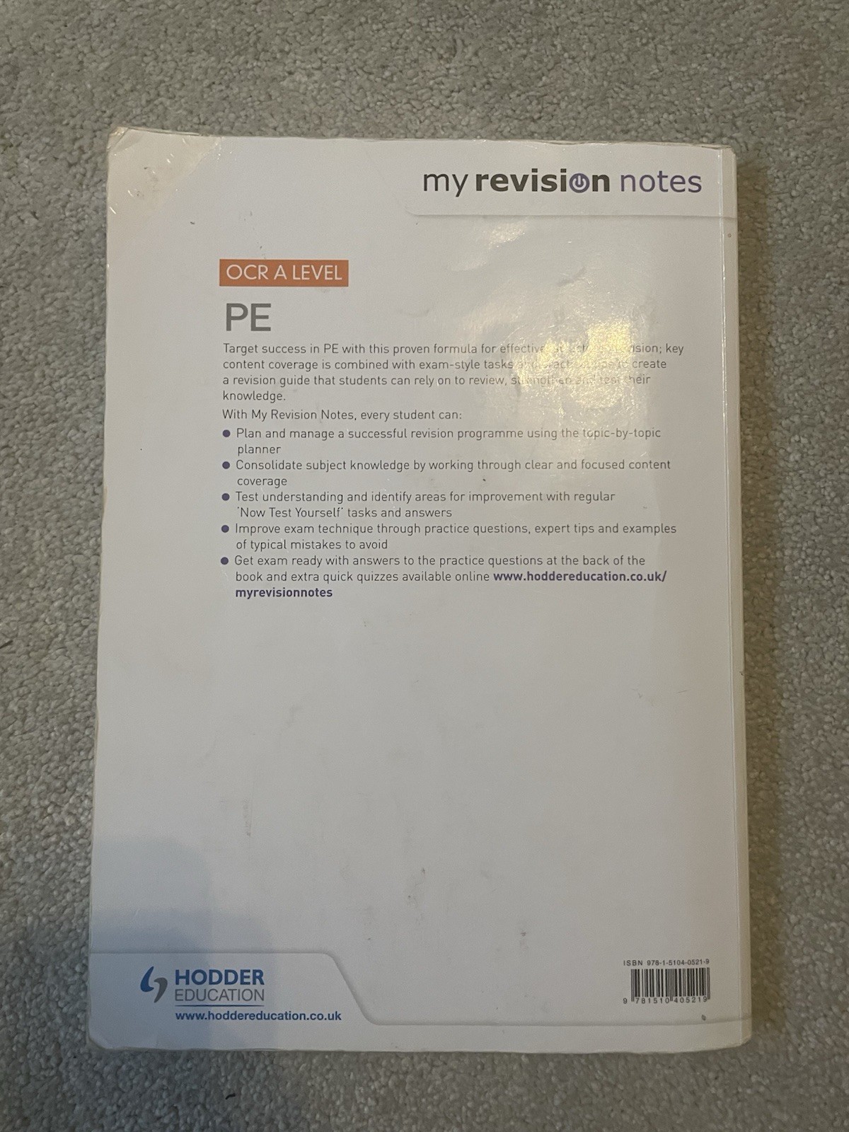 OCR A Level PE Textbook