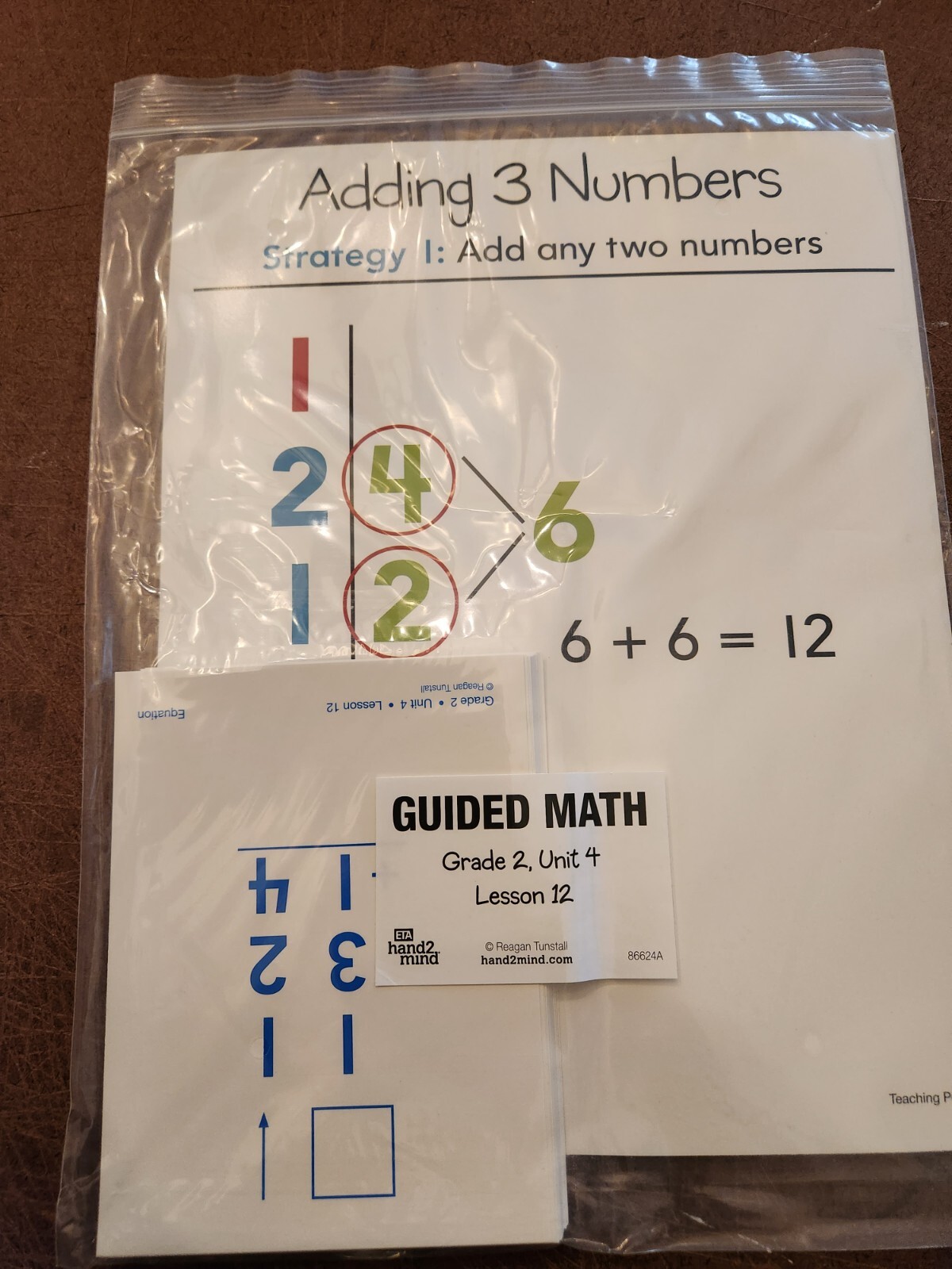 ETA hand2mind guided math grade 2 unit 4 Reagan Tunstall