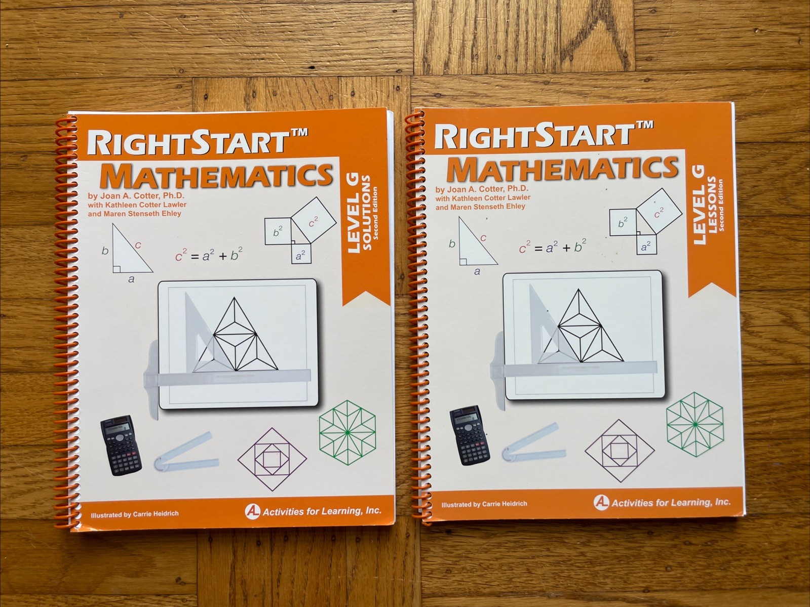 Lot 2-Rightstart Mathematics-Level G–Lessons-Solutions-2018-2nd Ed-Joan Cotter