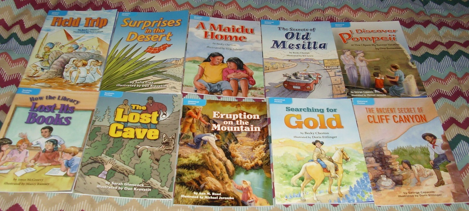New Books:10 (Realistic,Historical,Sci Fiction)-6th grade Macmillan McGraw-Hill