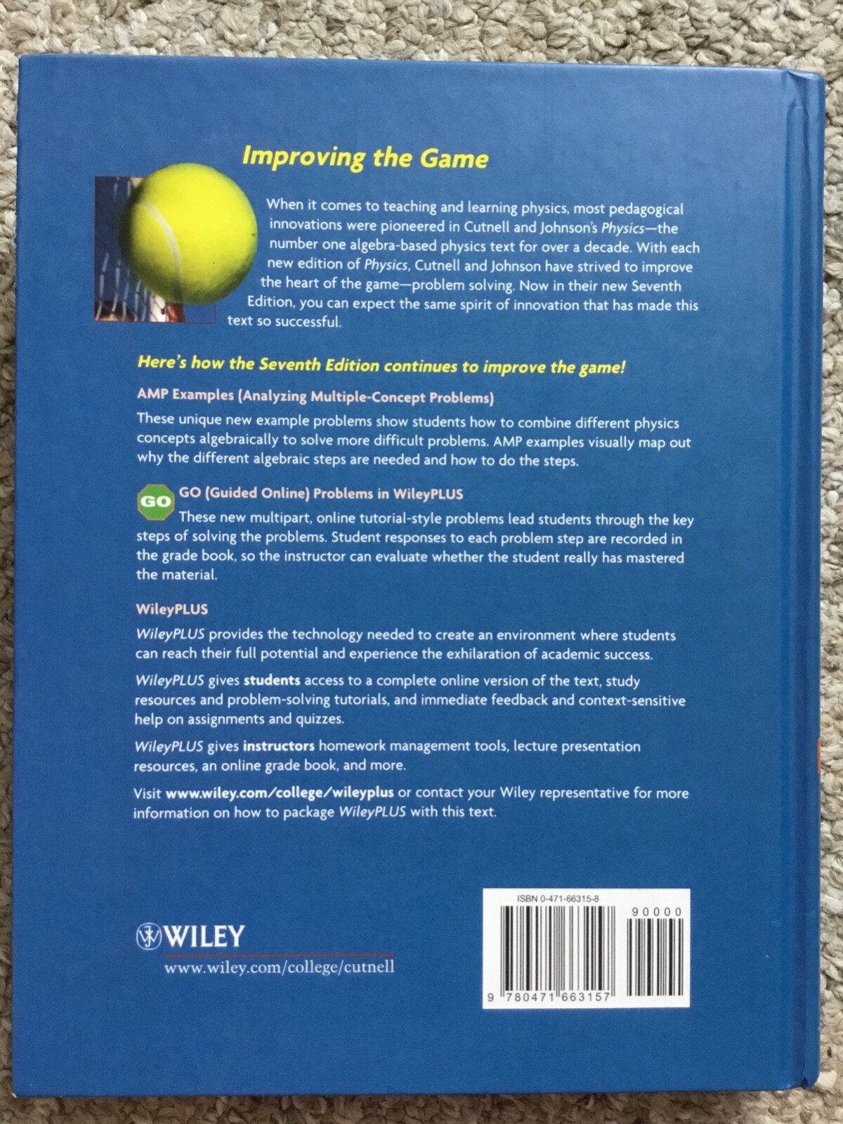 Physics by Kenneth W. Johnson; John D. Cutnell