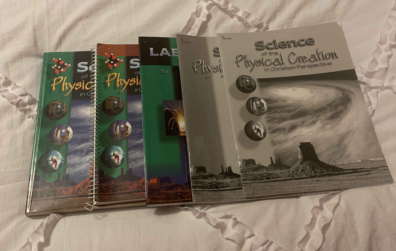 Used Abeka Science of the Physical Creation Books (x5) SEE PICS!!!