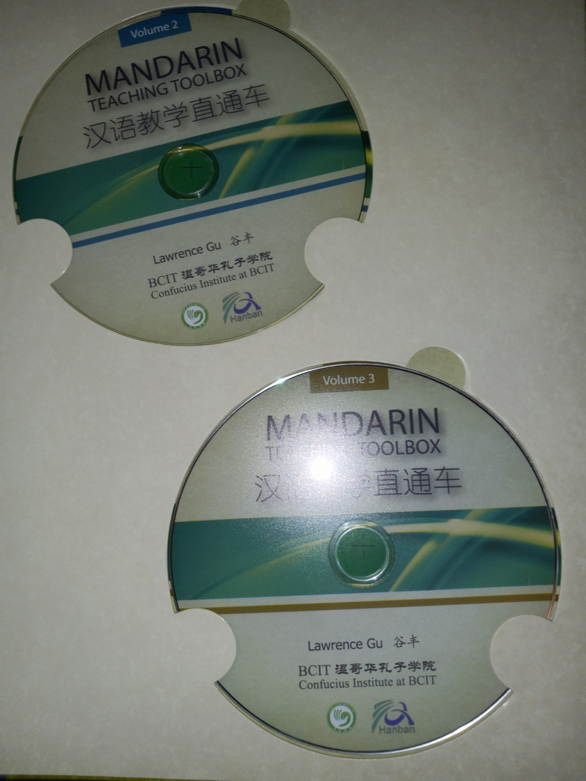 Mandarin Teaching Toolbox Level A Lawrence Gu BCIT Confucius Institute with CD’s