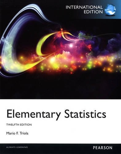 ELEMENTARY STATISTICS By Mario F. Triola *Excellent Condition*