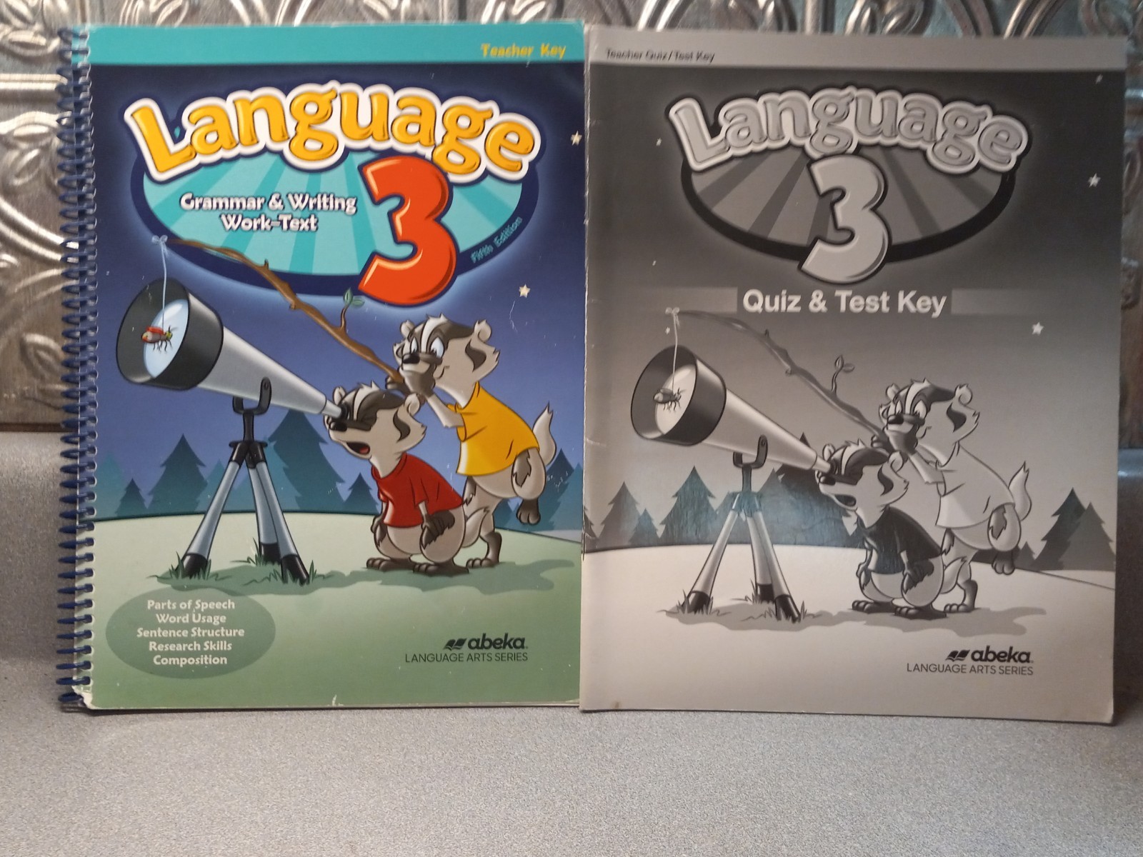 A Beka Book Homeschool Elementary 3rd Grade Language 3 Teacher Materials Set.