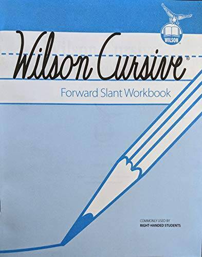 Wilson Cursive Forward Slant Workbook, 9781567783124, 1567783120 – GOOD