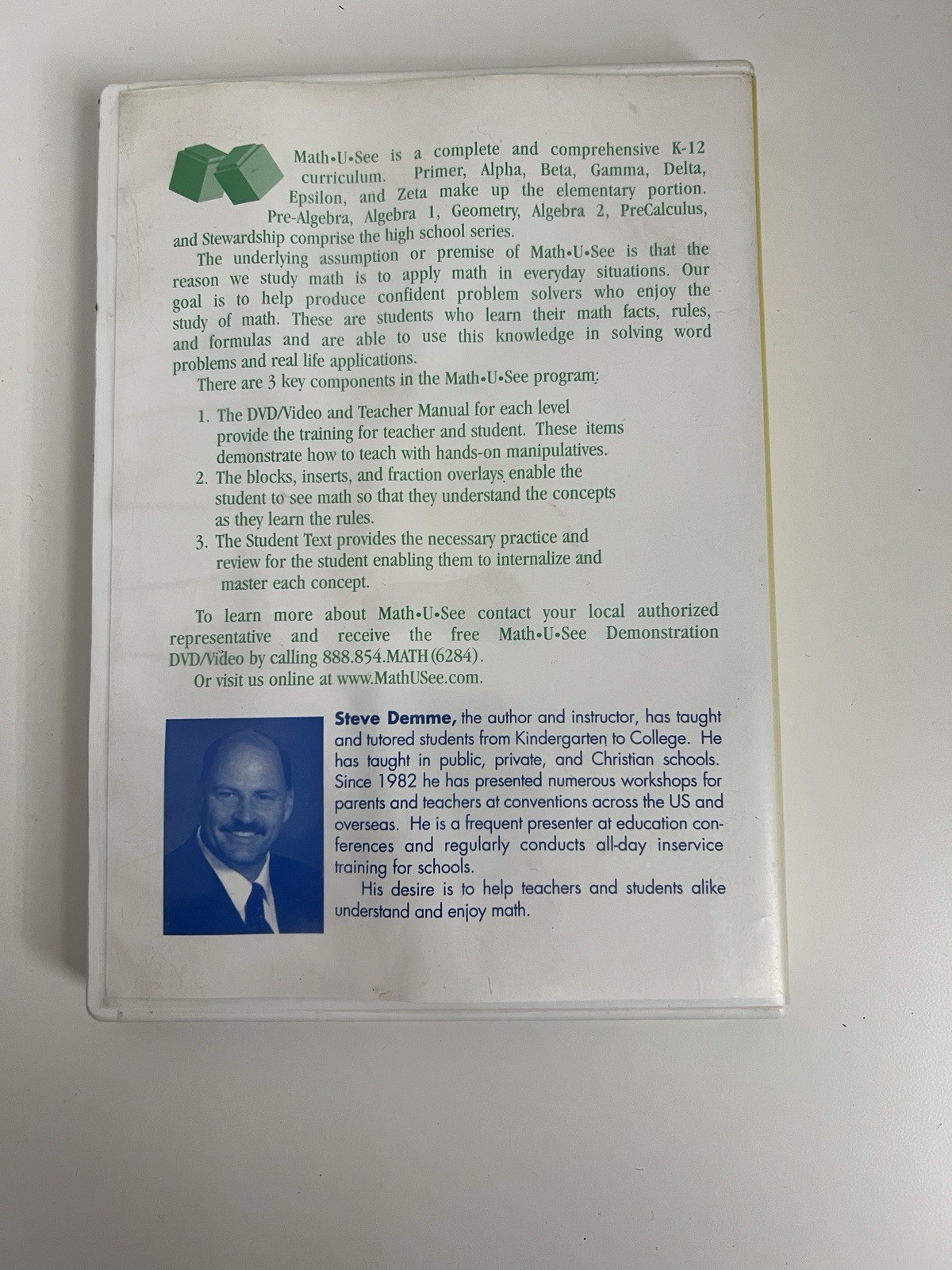 Math-U-See Delta DVD