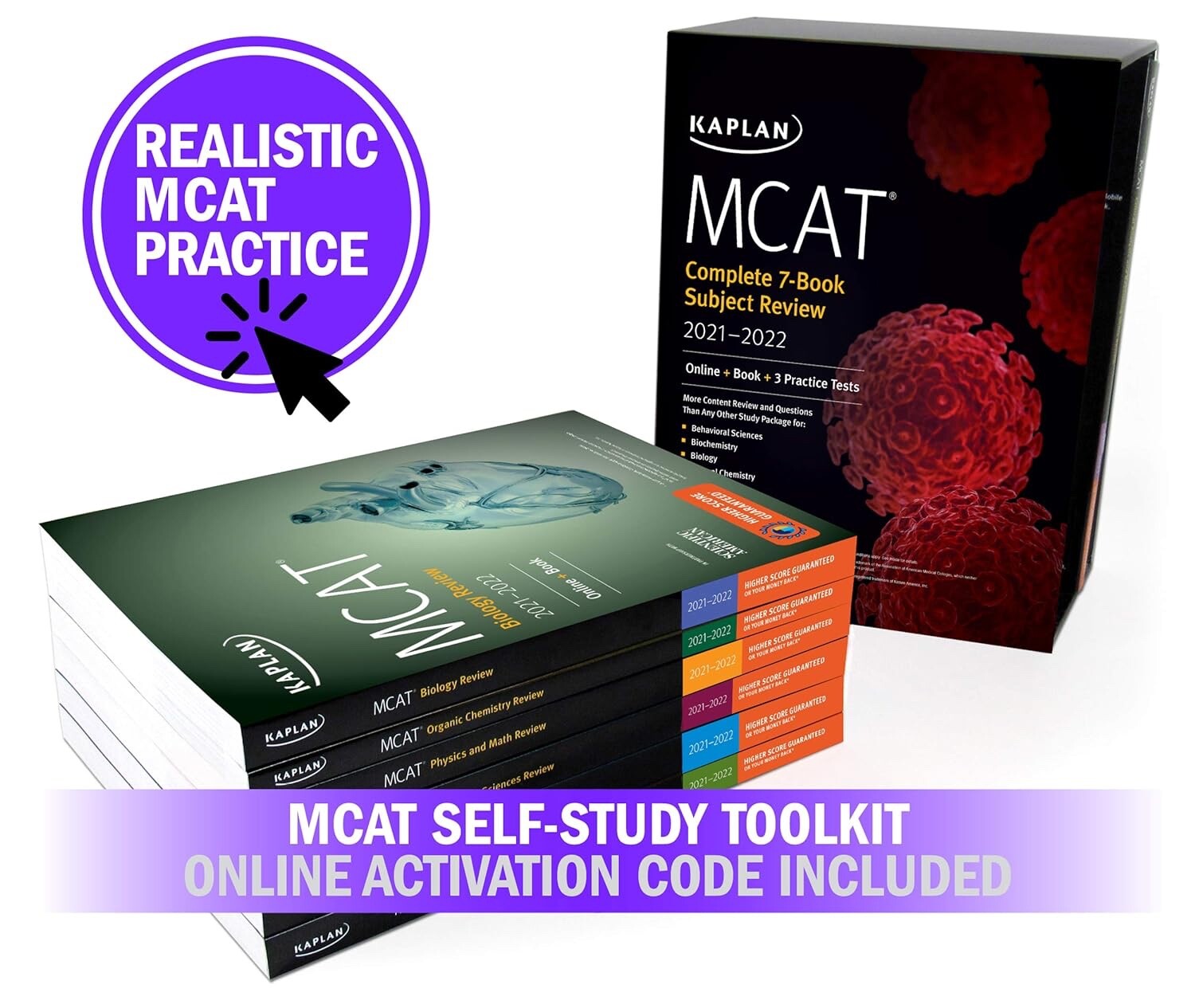 MCAT Complete 7-Book Subject Review 2021-2022 Self-Study Toolkit