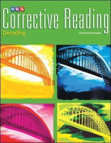 Corrective Reading Decoding Ser.: Corrective Reading Decoding Level a, Workbook