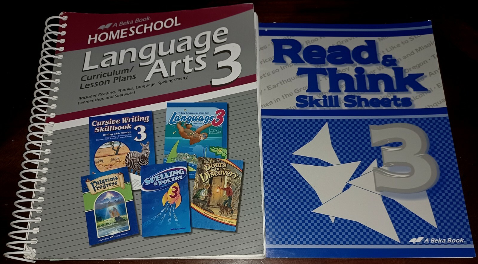 Abeka 3rd Grade Arithmetic Language Readers Health Student Teacher FB152