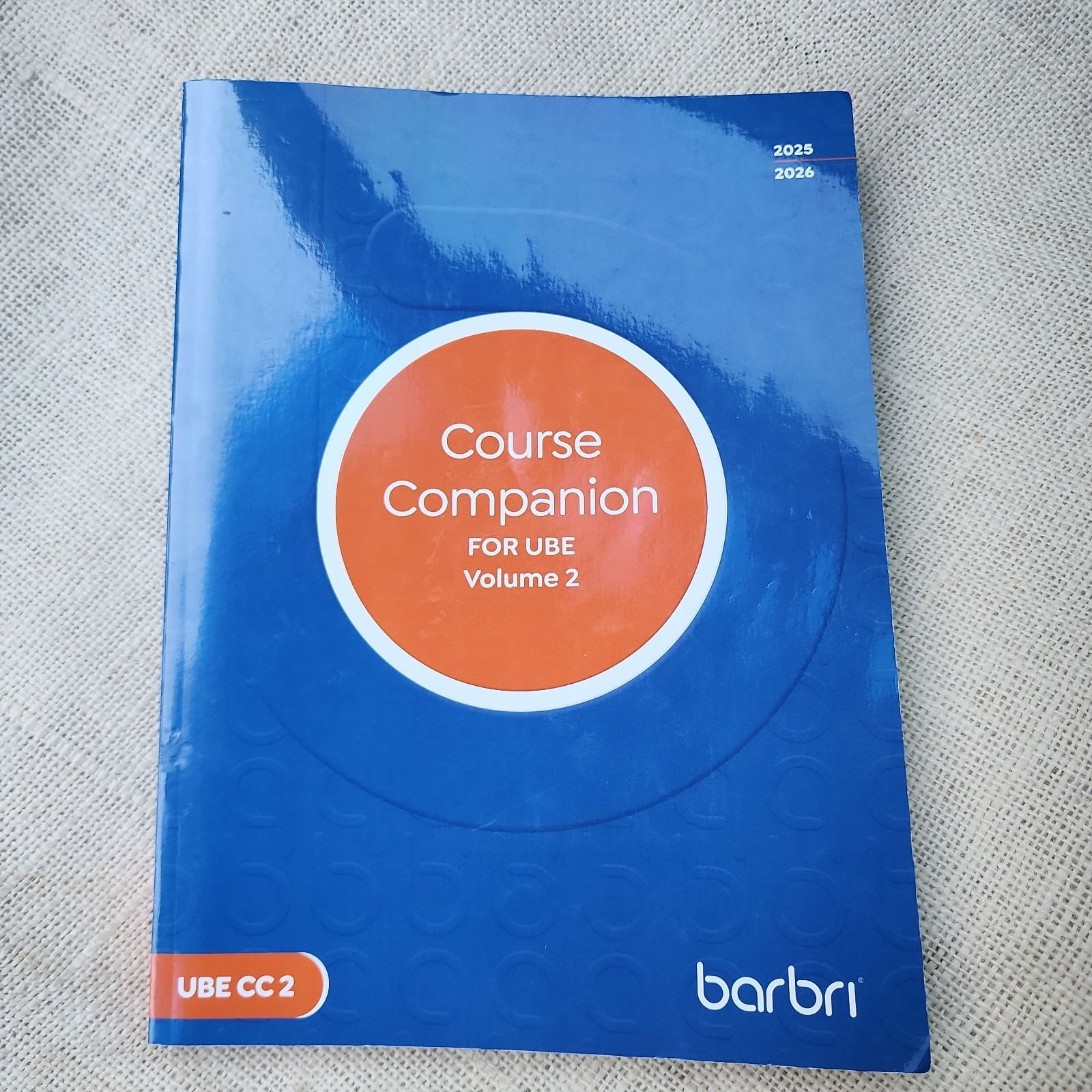 2025-2026 Barbri Bar Exam Course Companion for UBE Volume 2 UBE CC 2