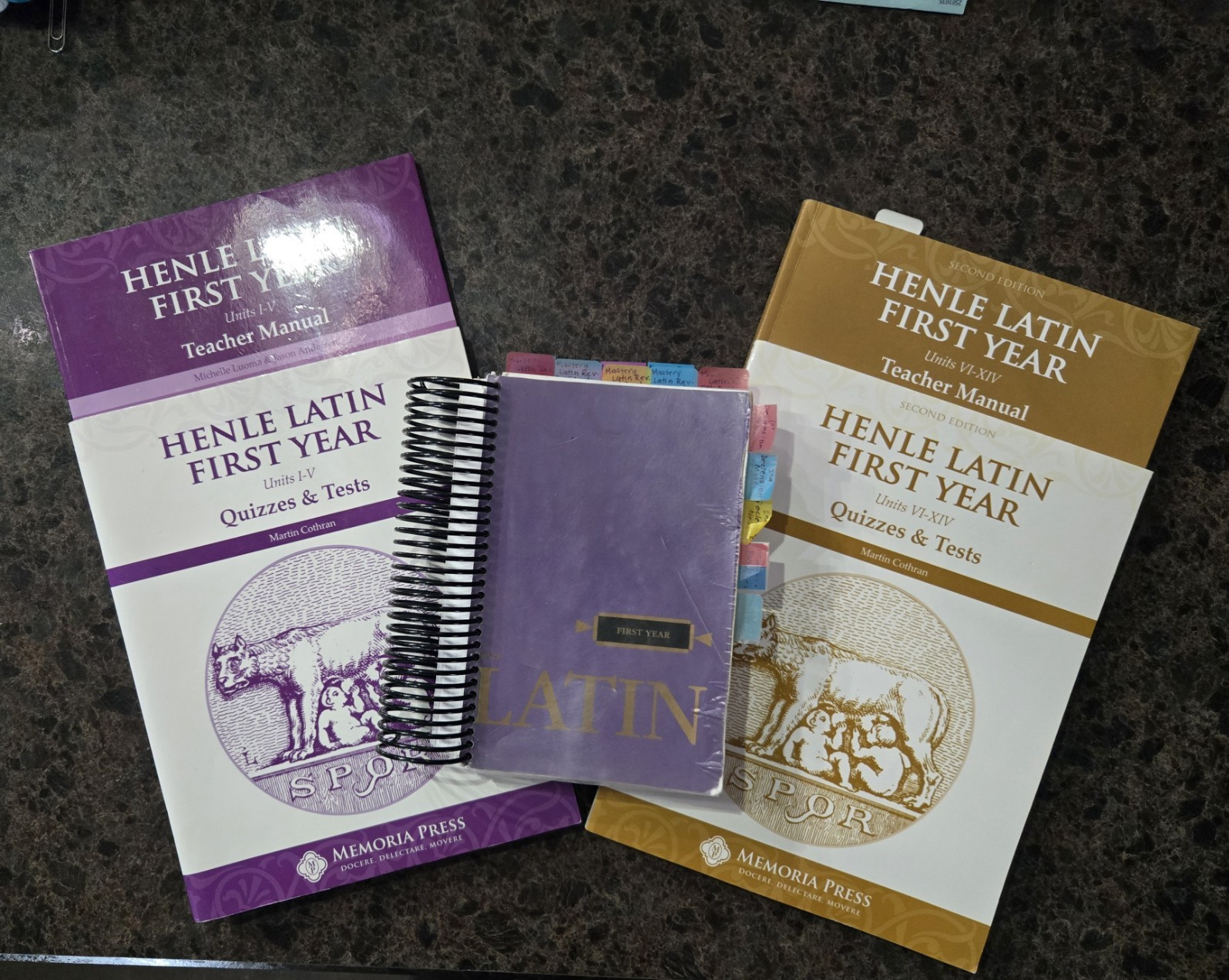 Memoria Press Henle Latin First Year Teacher Manual Quizzes Tests 2nd Ed