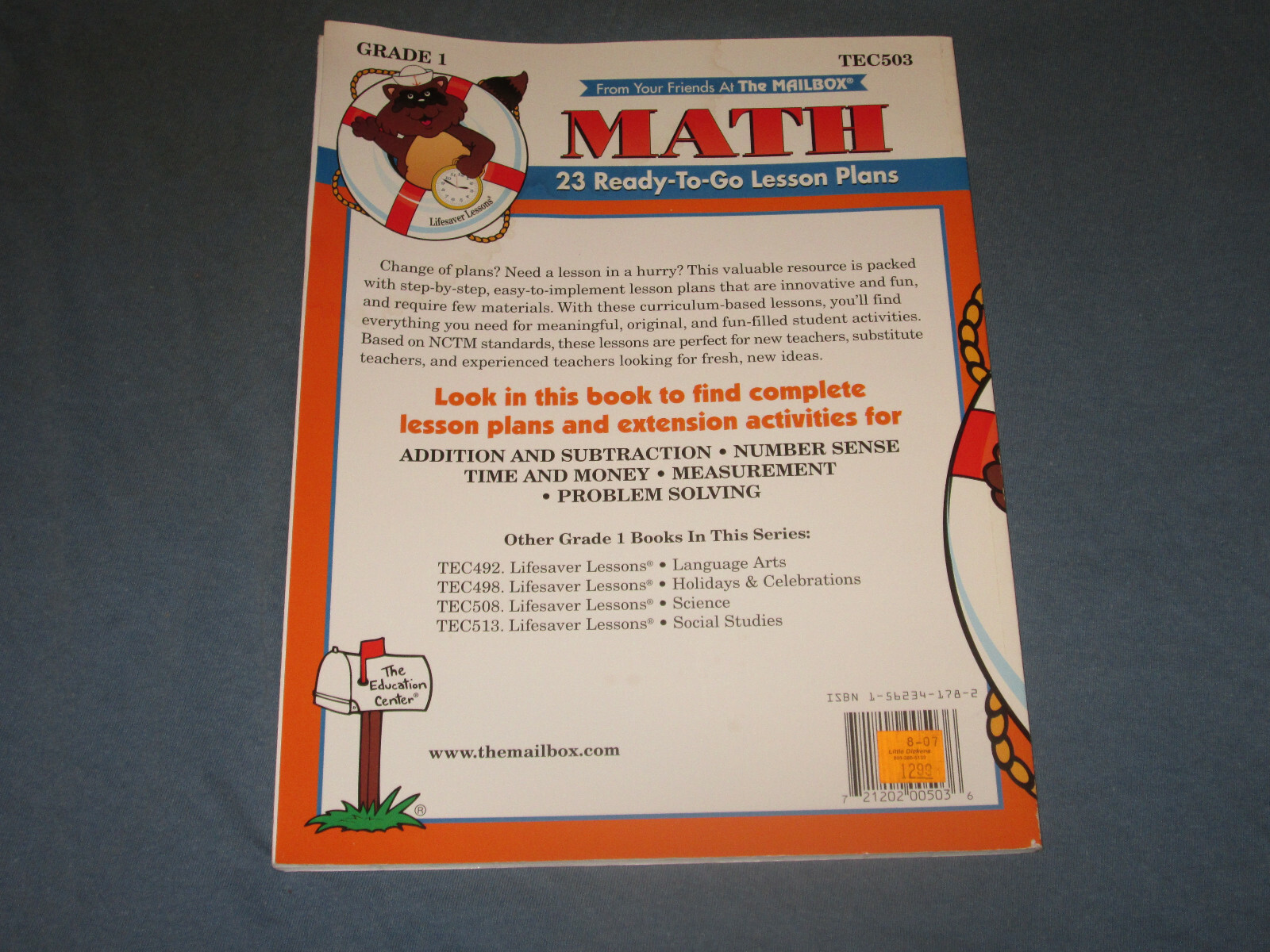 Lifesaver Lessons – Math by Sharon Murphy (Grade 1)