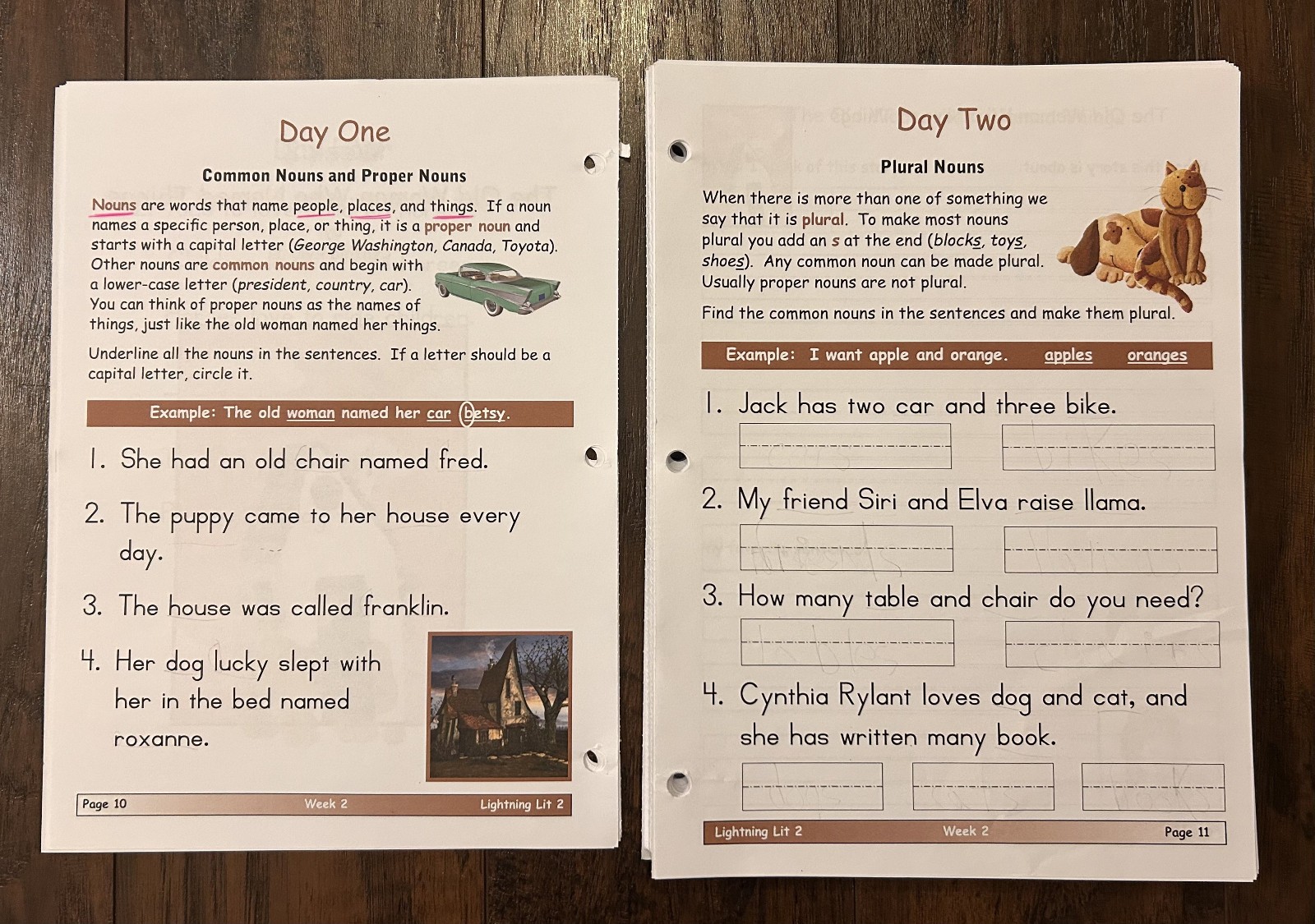 Lightning Literature & Composition Grade 2 Teacher’s Guide and Student Workbook