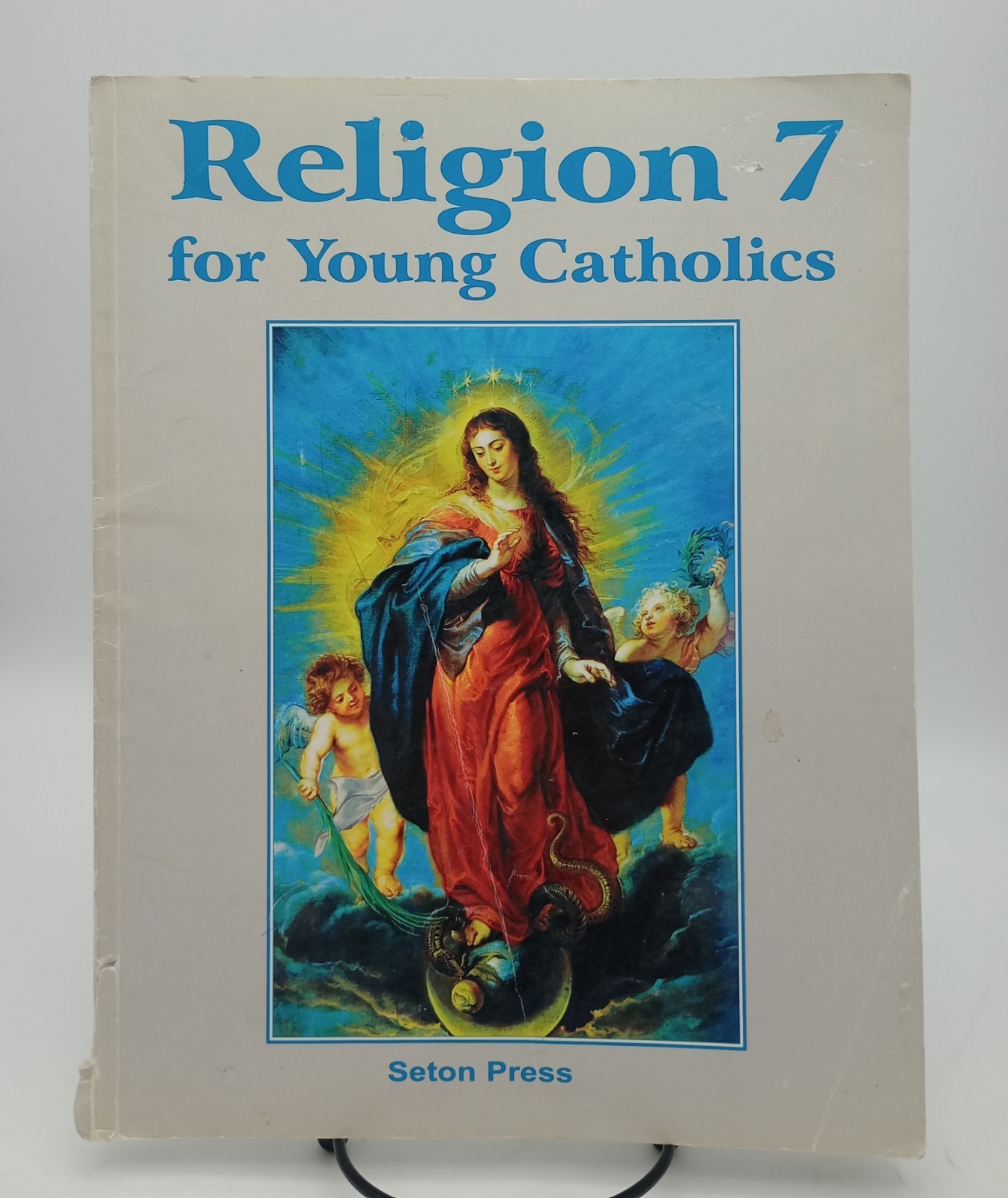 Religion 7 for Young Catholics by Seton Press, Paperback, 2001, Homeschooling