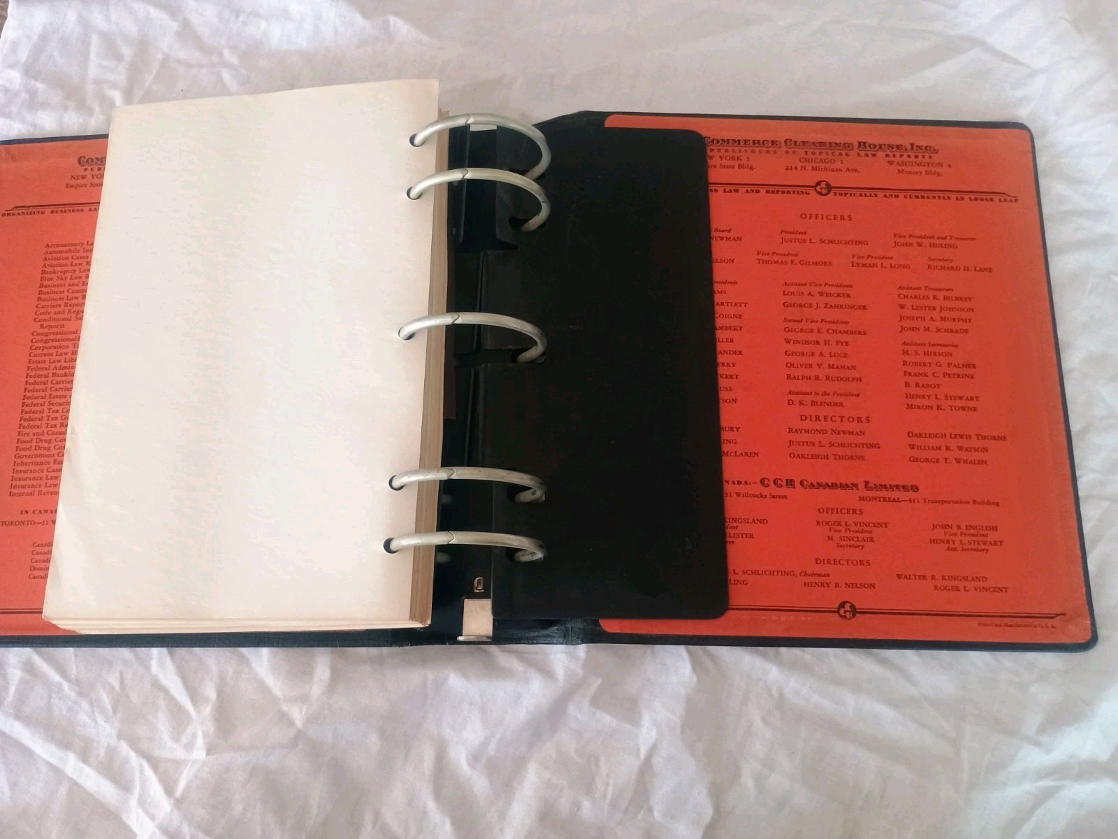 CCH Commerce Clearing House Standard Federal Tax Reporter ’48 Index – Legal Law