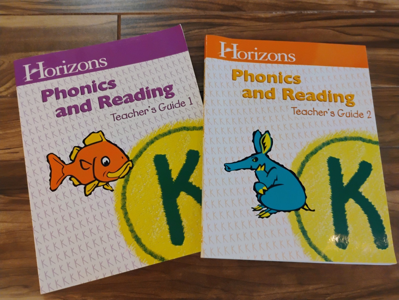 Horizons Grade K Phonics & Reading Teachers Guide 1-4 and Student workbooks 3-4