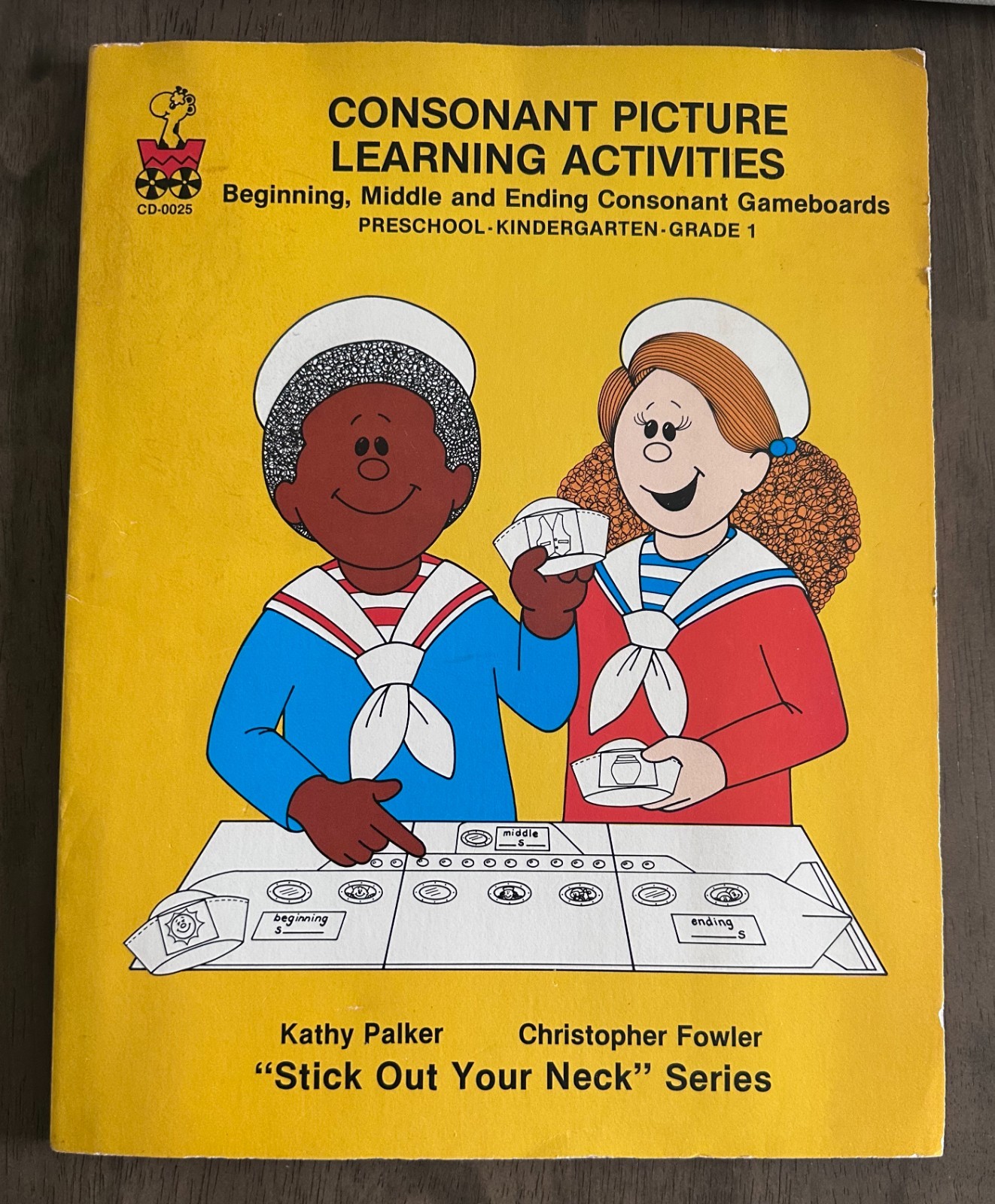 Vintage Consonant Picture Learning Activities Workbook 1983 UNUSED