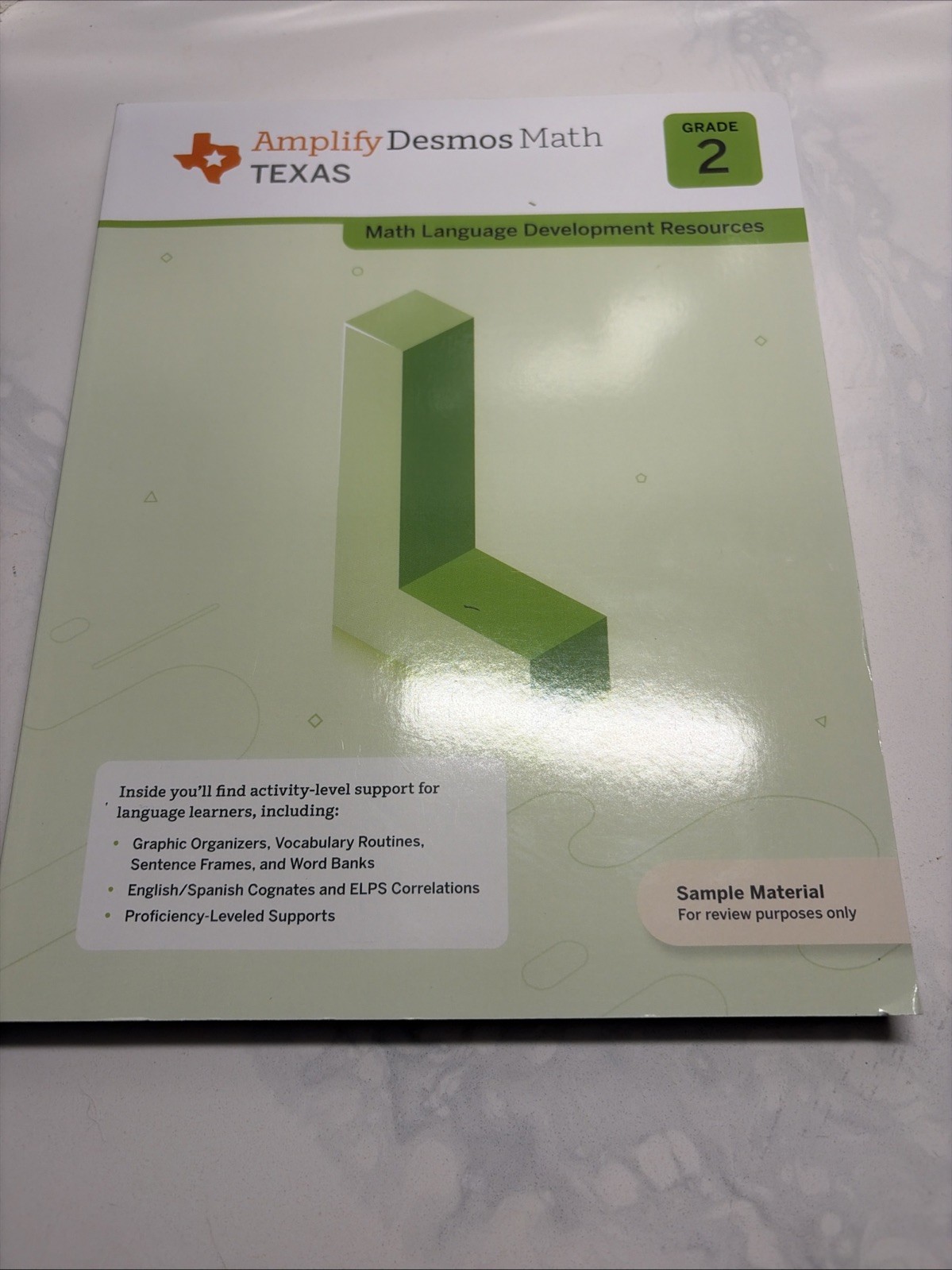 Amplify Desmos Math Texas Teacher Resources, Grade 2 Math Language Development