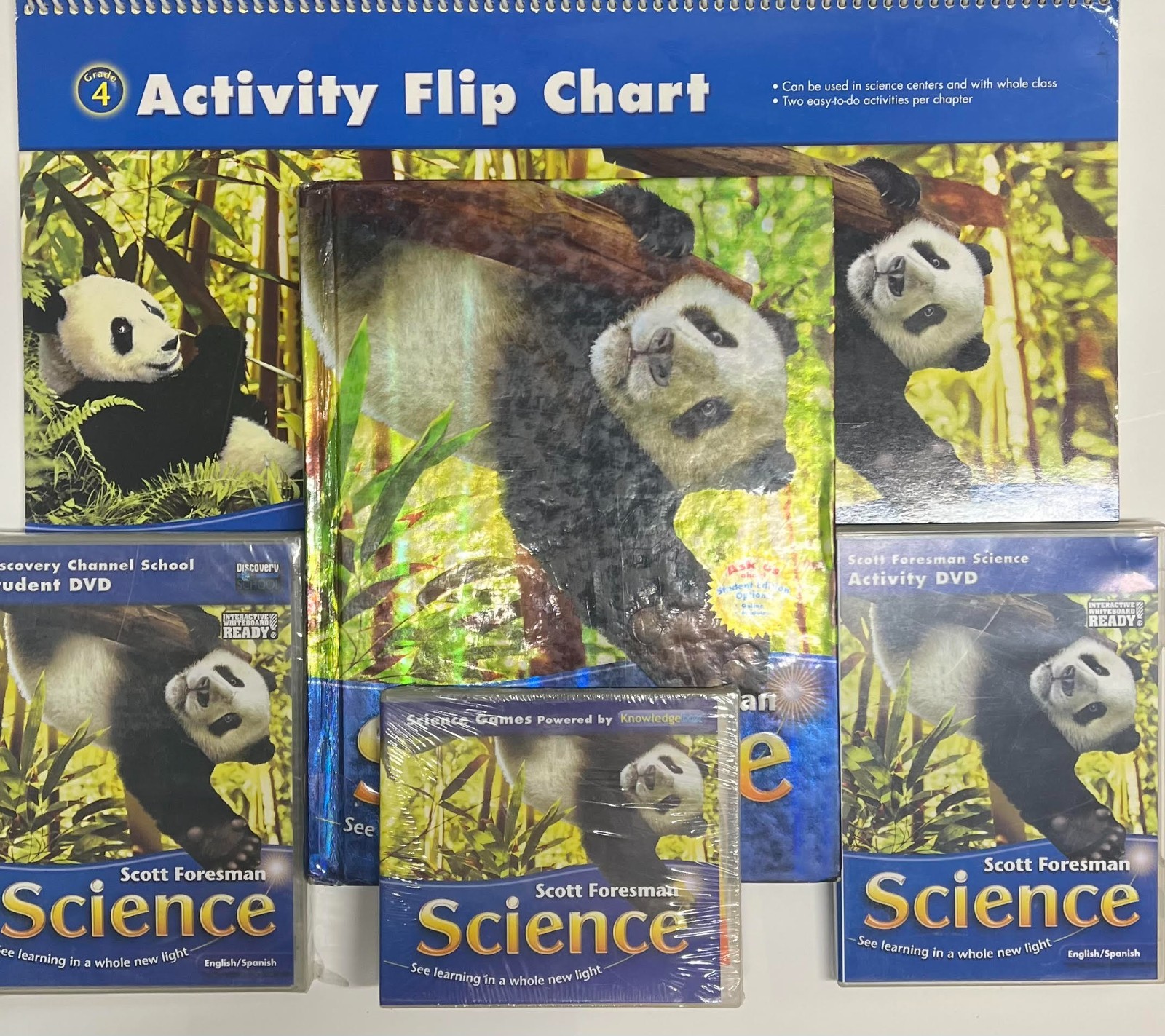 Grade 4 Scott Foresman Science DVDs Bundle 4th Curriculum Homeschool